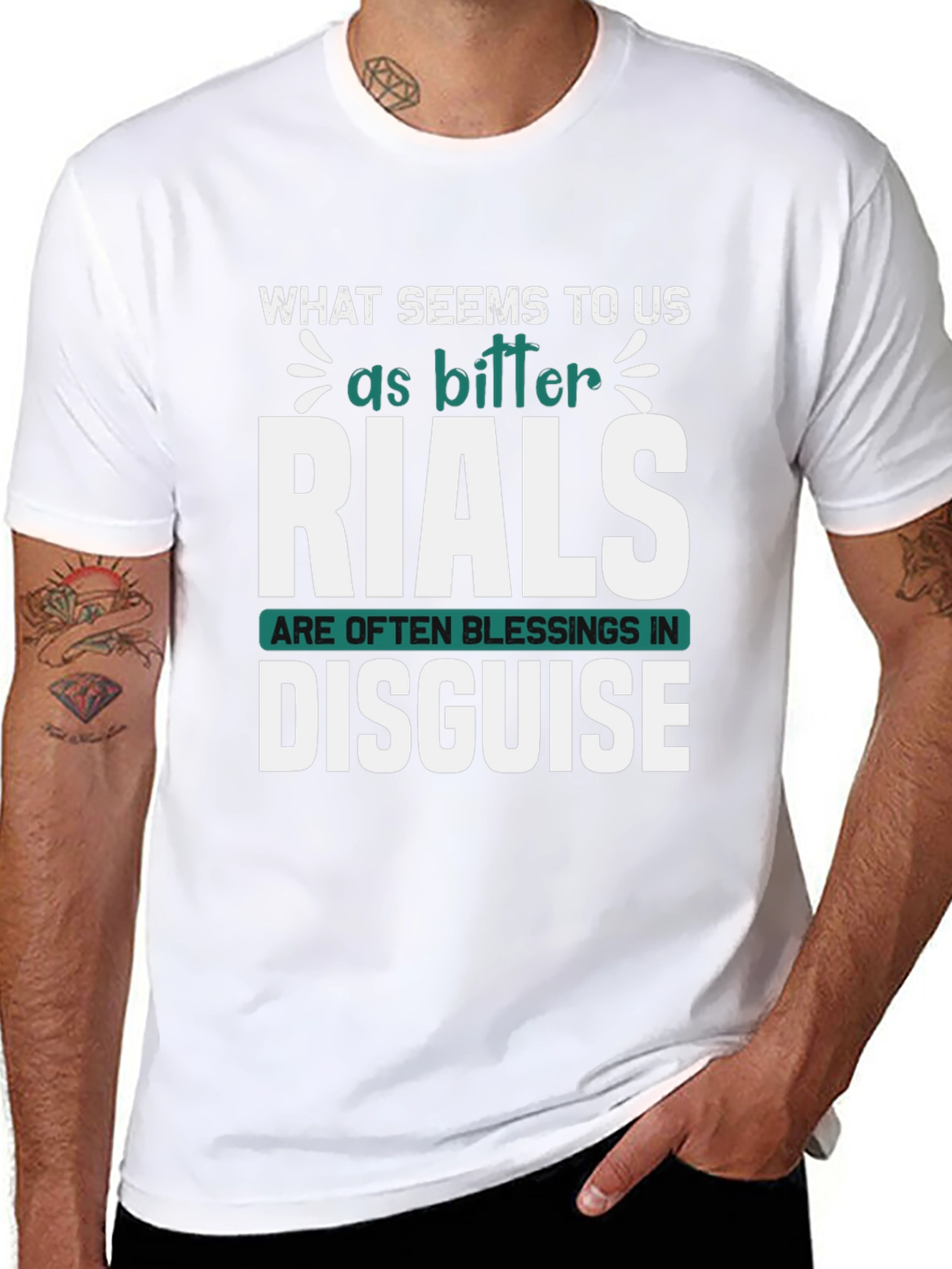 Trials Are Blessings T-Shirt - Inspirational Tee