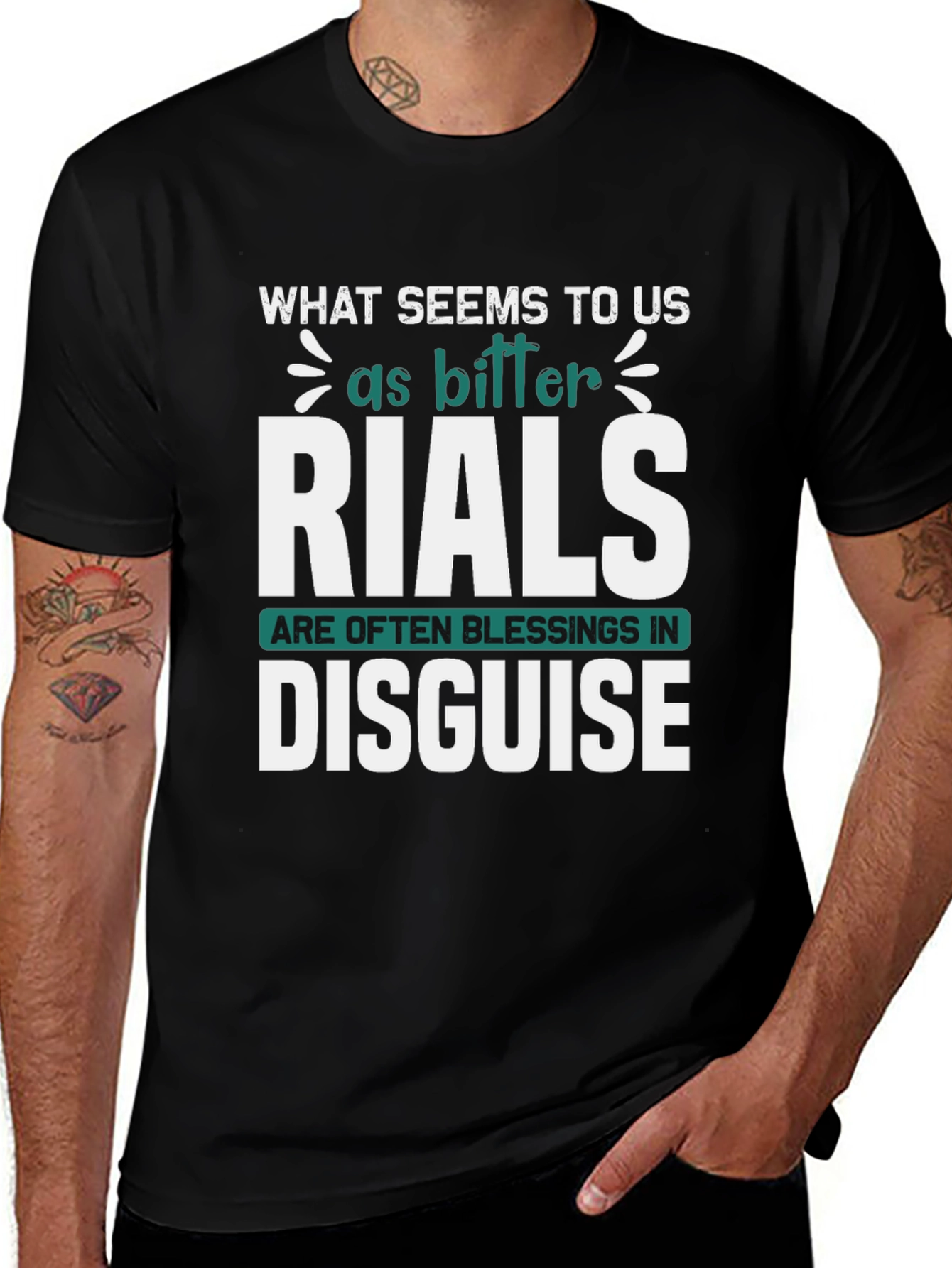 Trials Are Blessings T-Shirt - Inspirational Tee