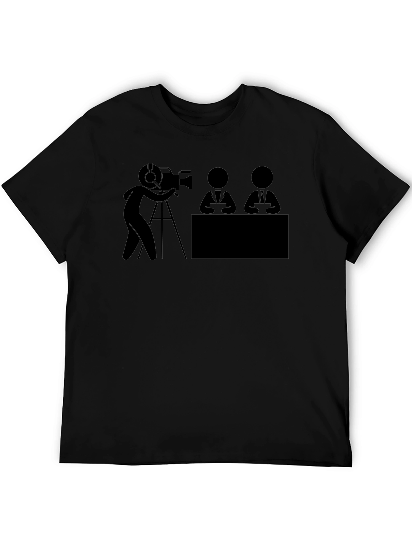 News Crew T-Shirt - Black