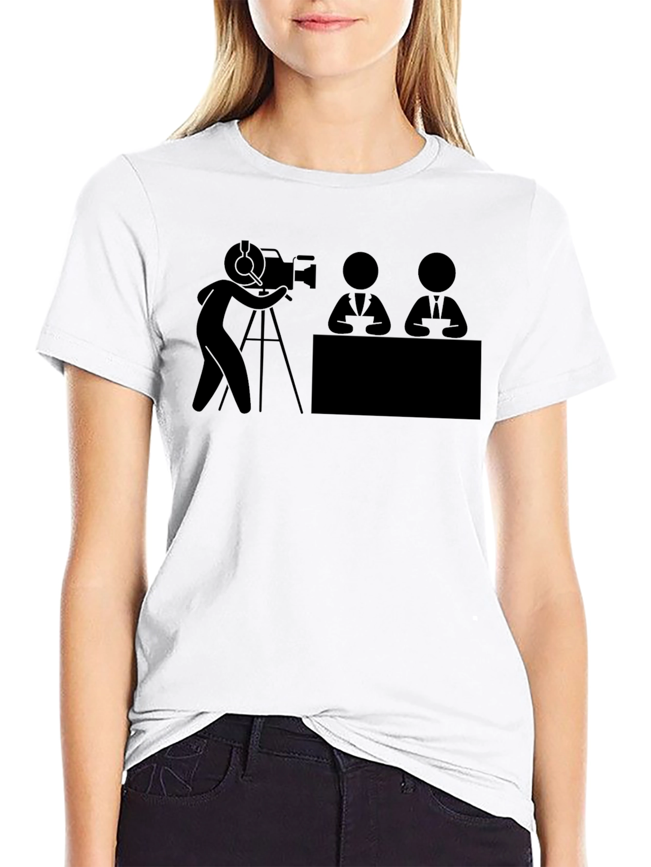 News Crew T-Shirt - Black