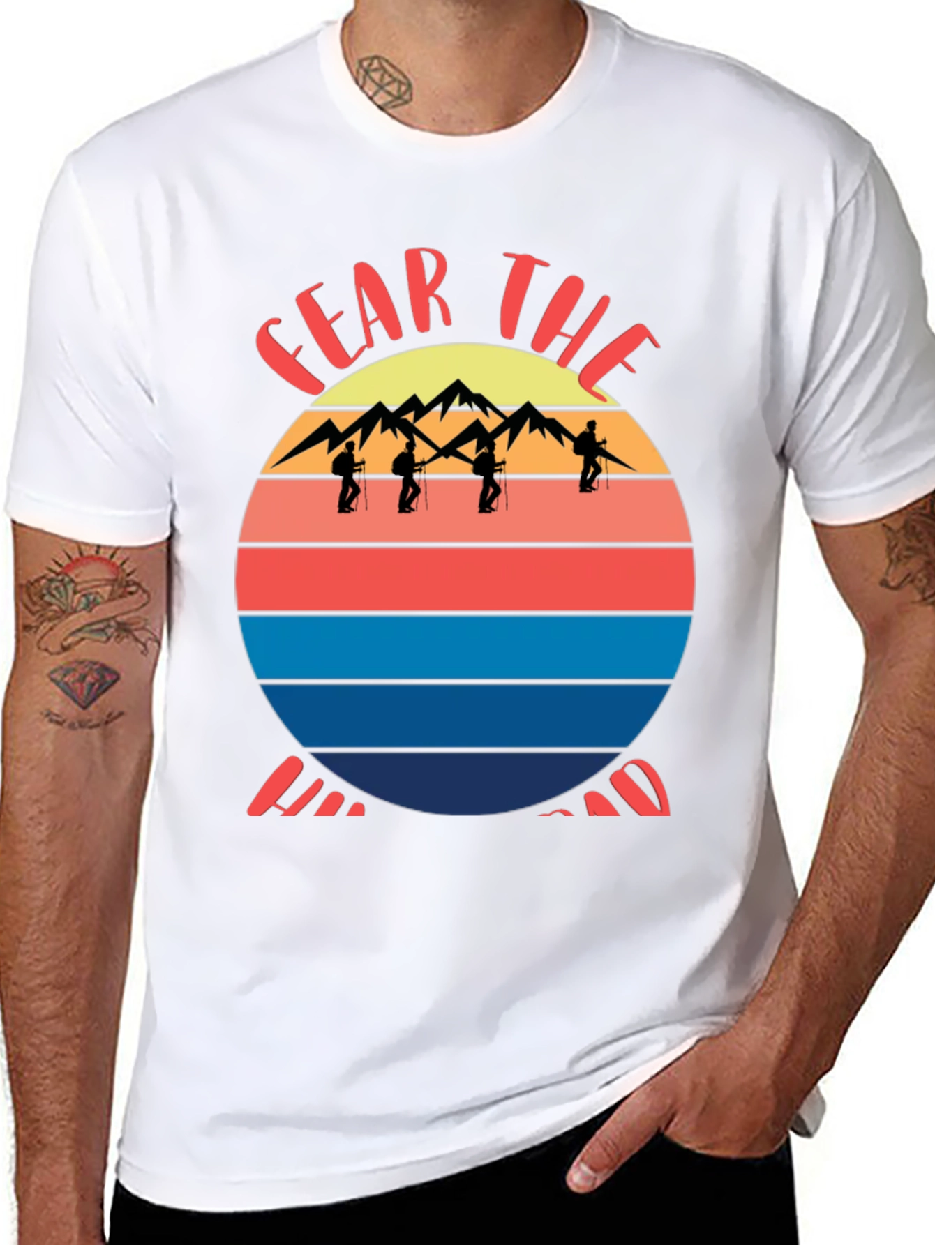 Fear the Hike T-Shirt - Mountain Hiking Apparel