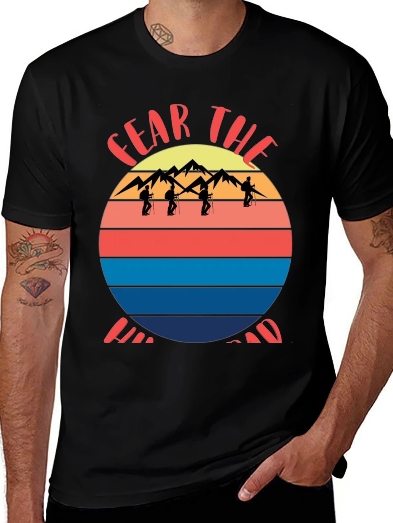 Fear the Hike T-Shirt - Mountain Hiking Apparel