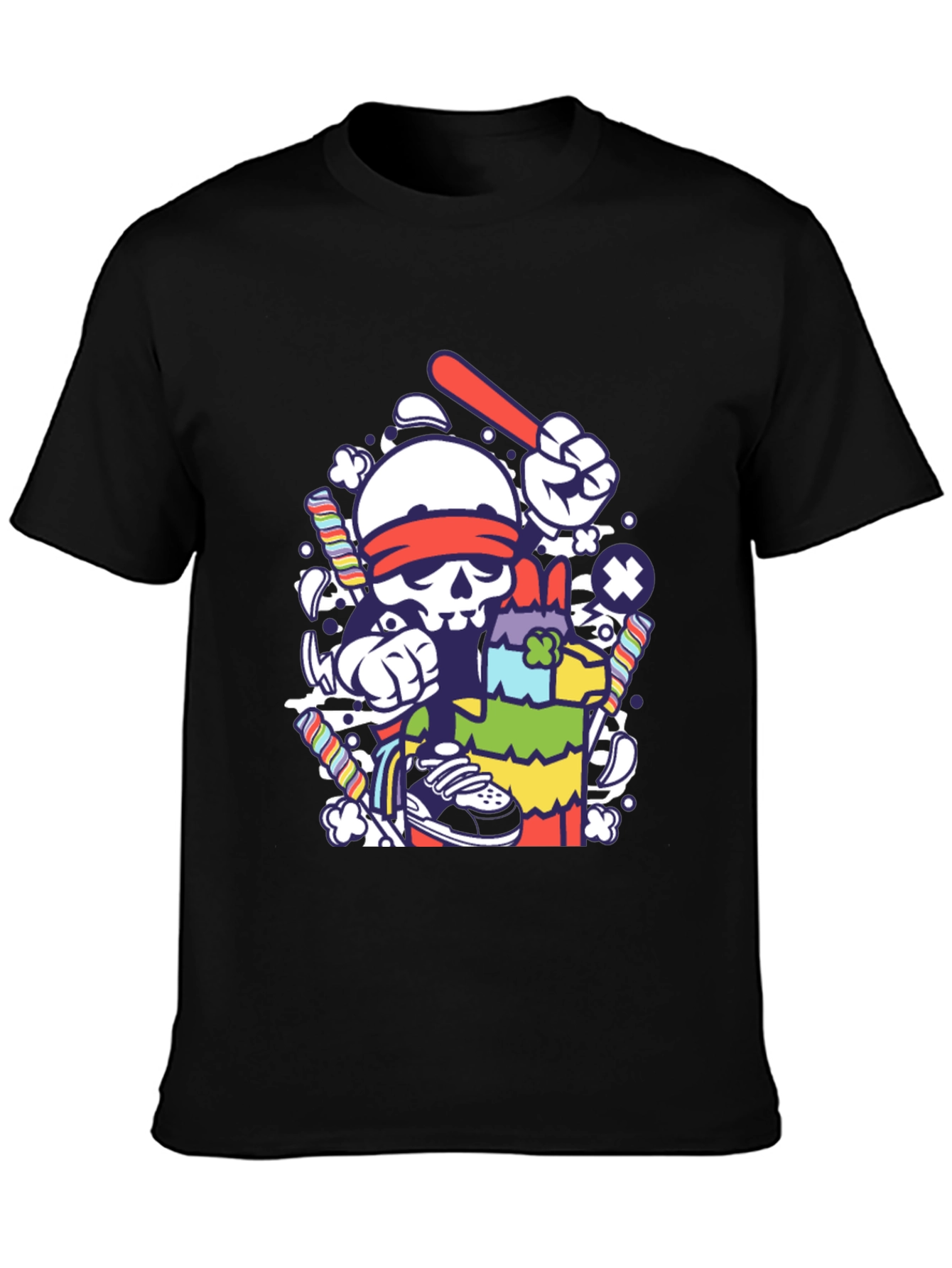 Skull Pinata T-Shirt - Mens Graphic Tee