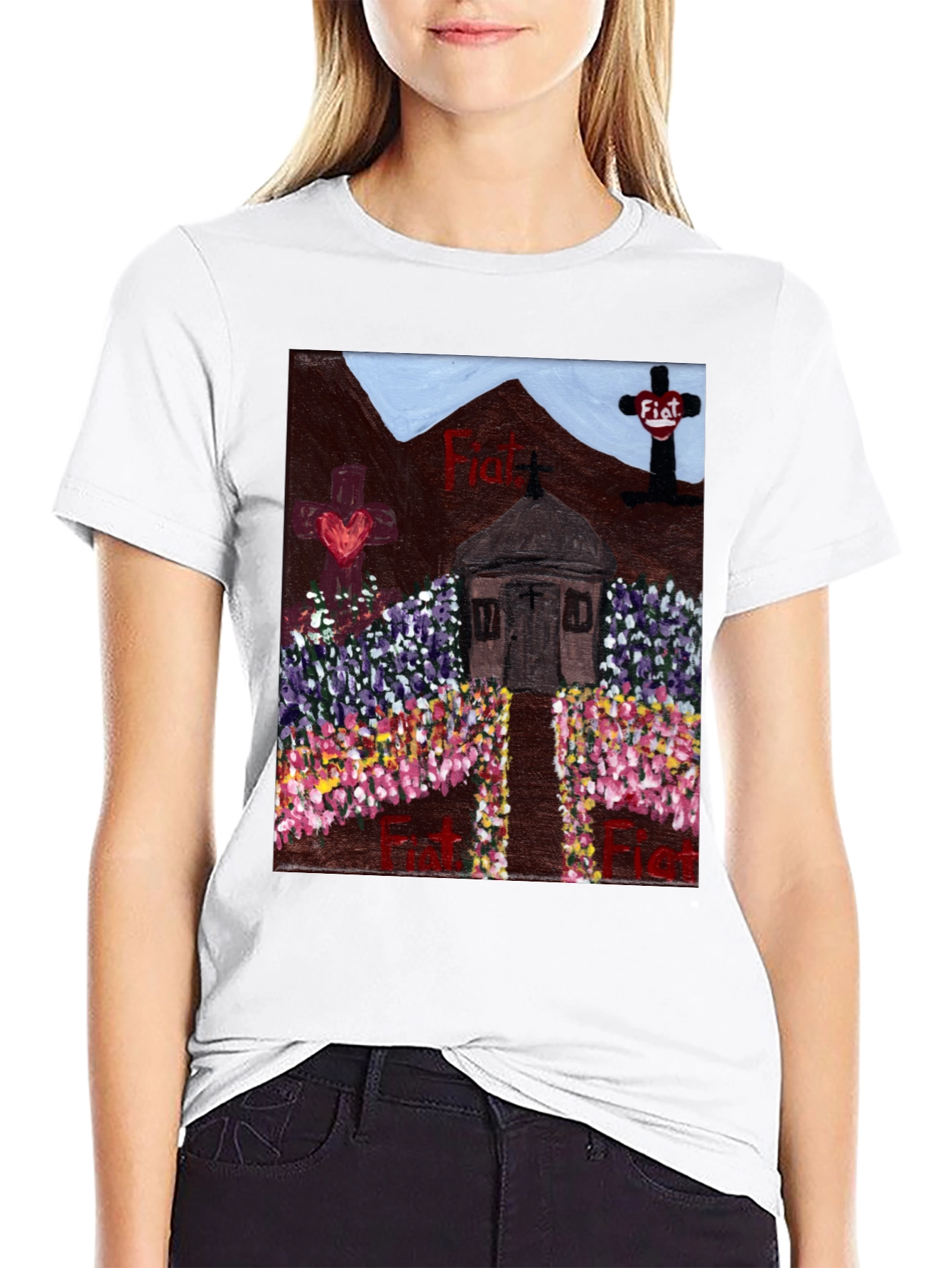 Floral Fiat Tee