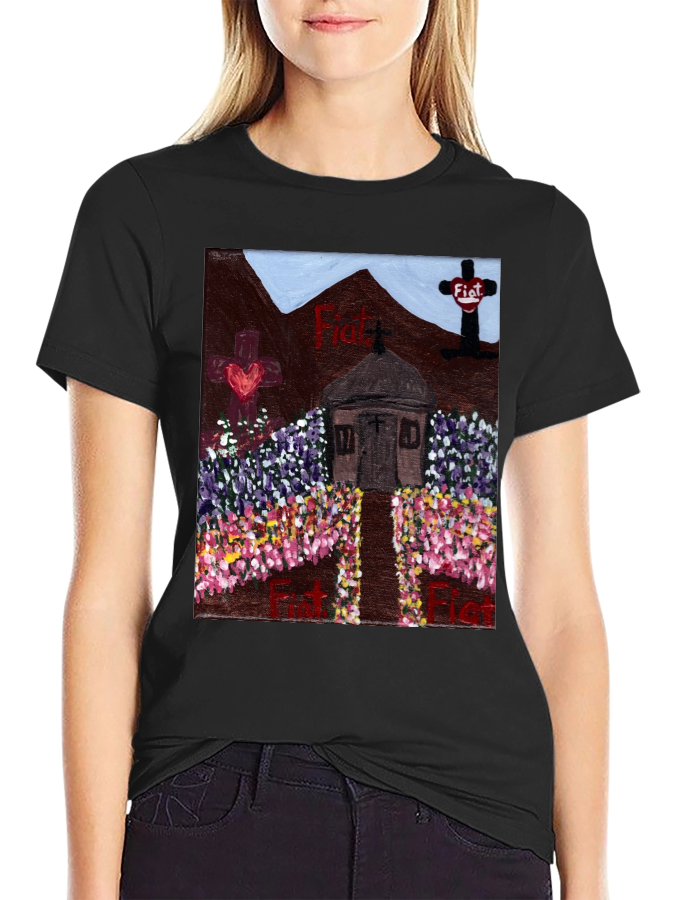 Floral Fiat Tee
