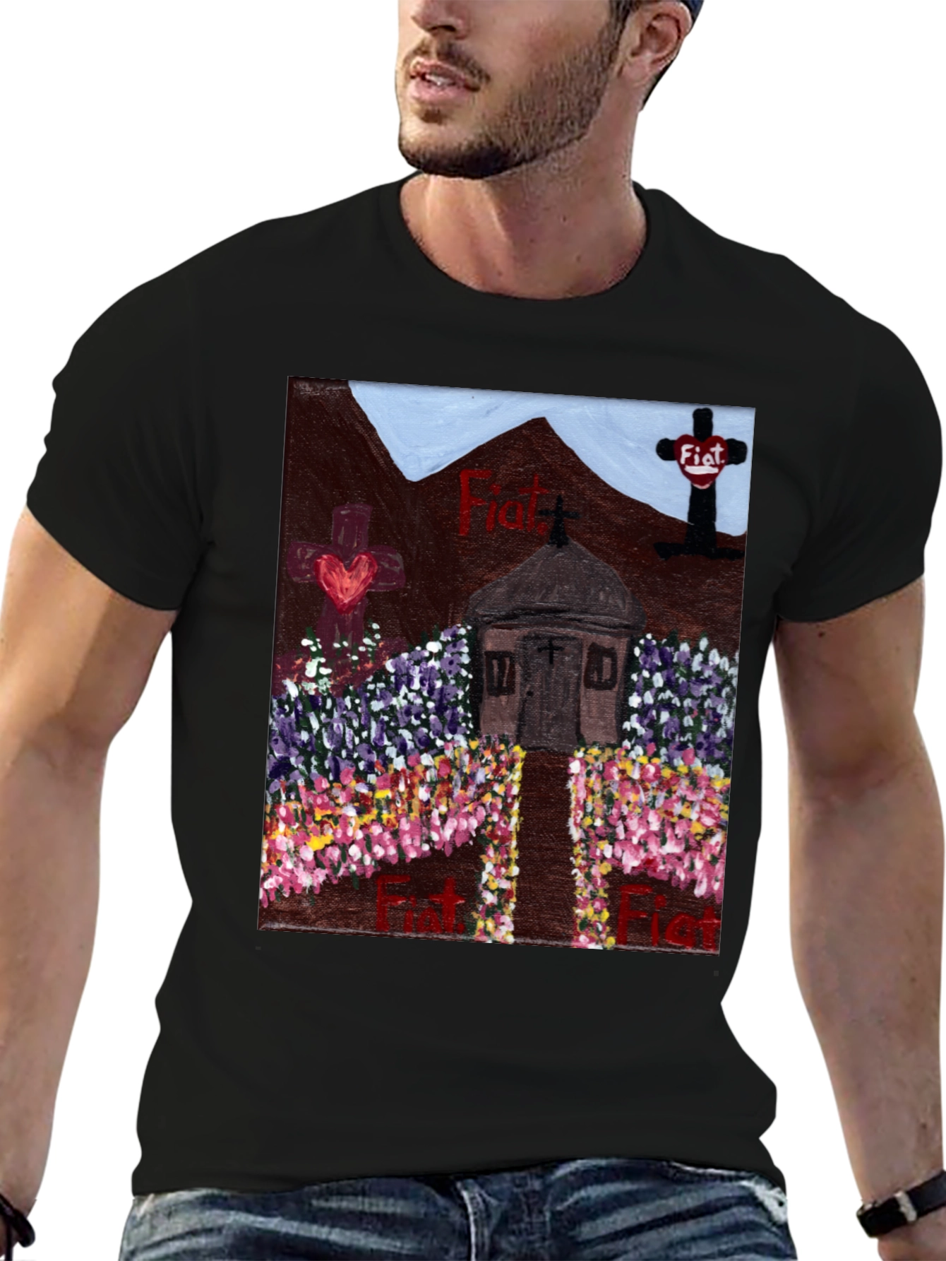 Floral Fiat Tee