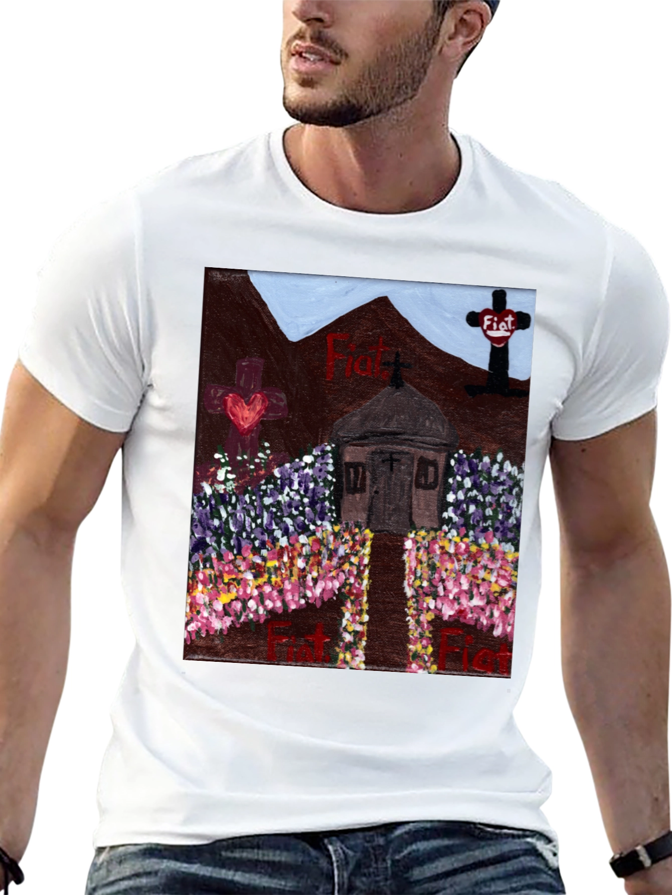 Floral Fiat Tee