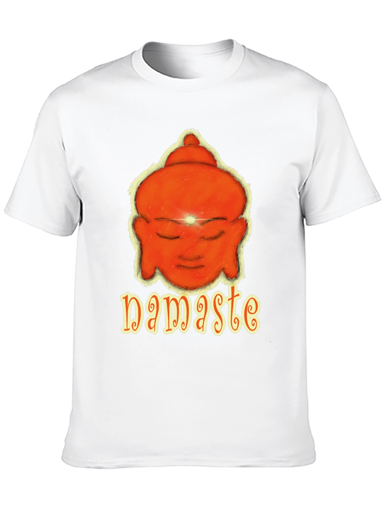 Namaste Buddha Graphic T-Shirt - Spiritual Tee