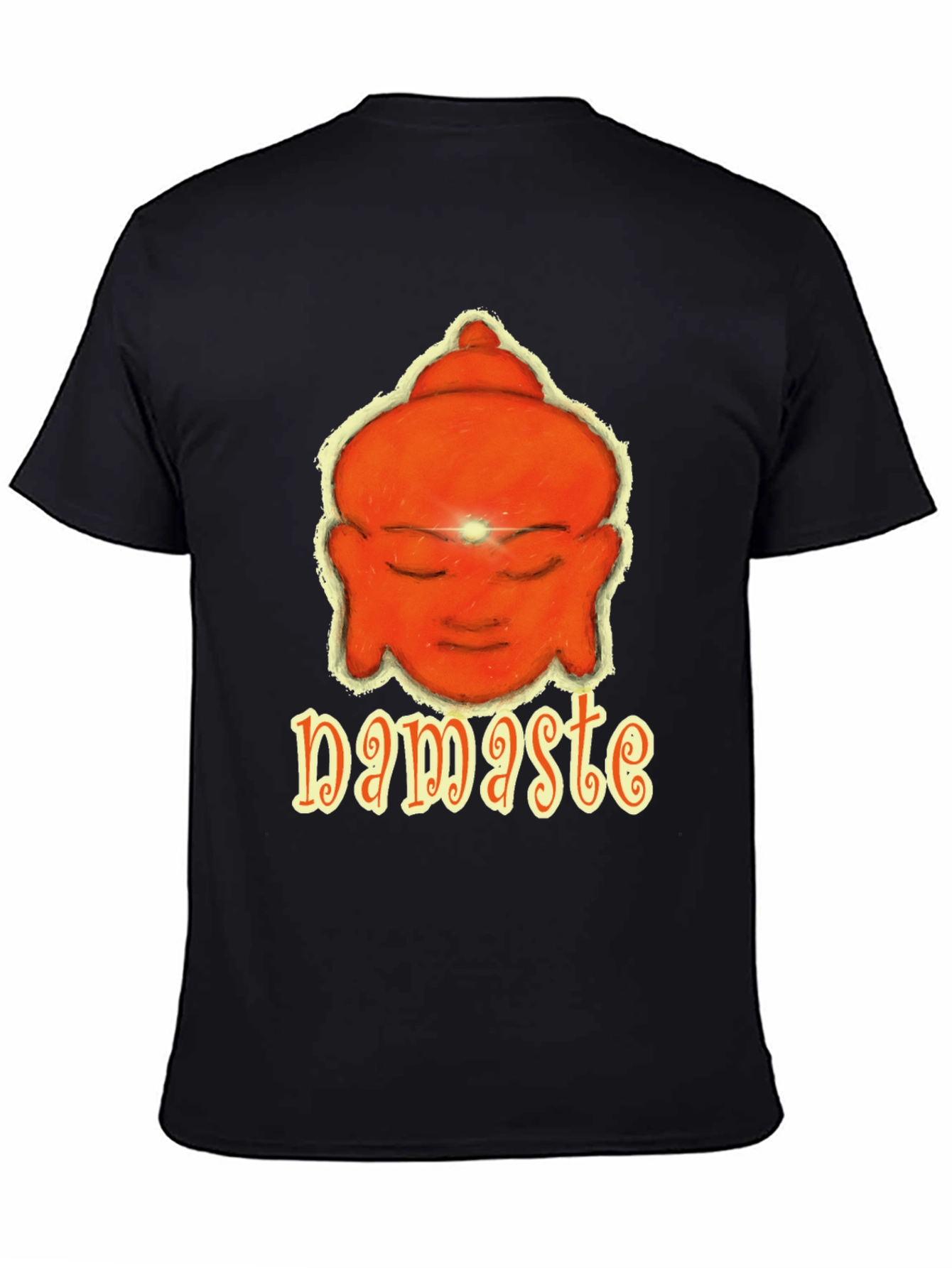 Namaste Buddha Graphic T-Shirt - Spiritual Tee