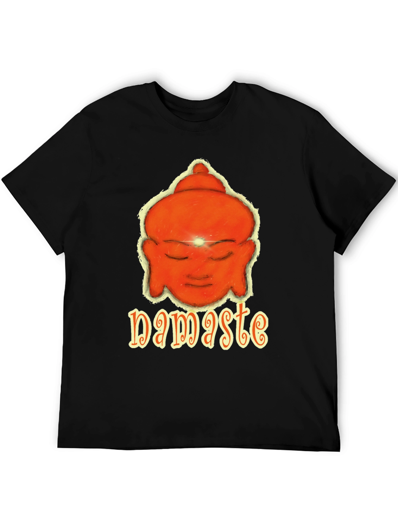 Namaste Buddha Graphic T-Shirt - Spiritual Tee