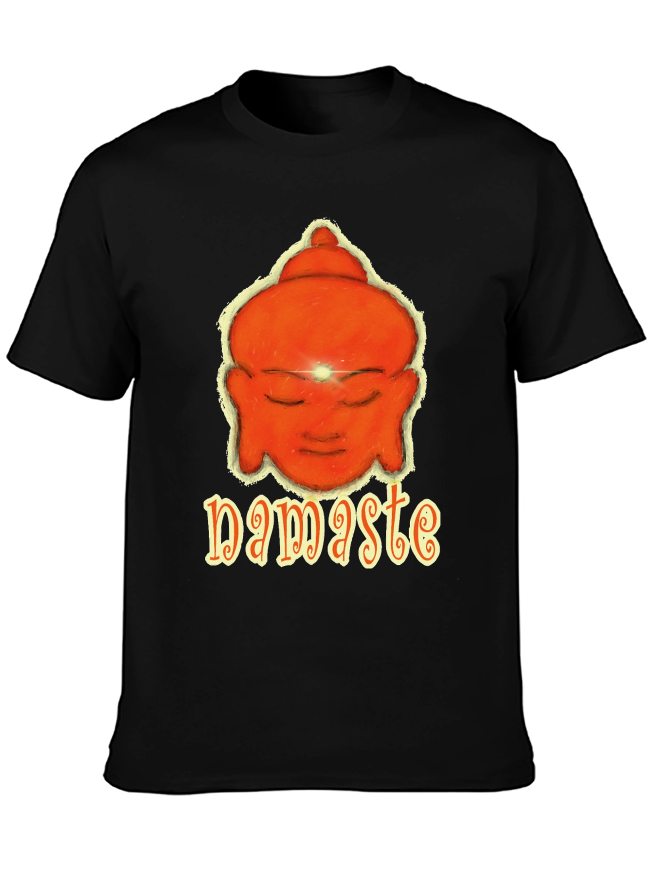 Namaste Buddha Graphic T-Shirt - Spiritual Tee