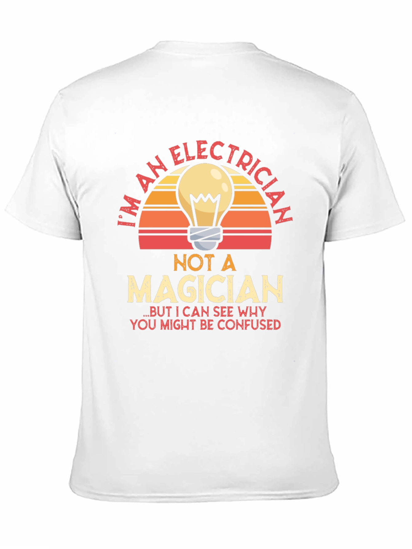 Electrician T-Shirt - Funny Magician Graphic Tee