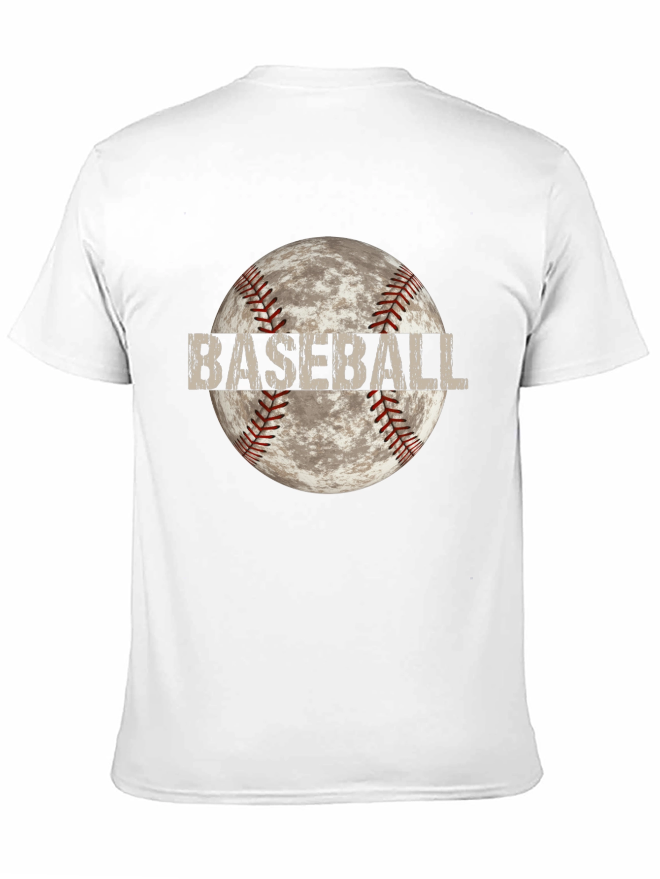 Baseball Moon T-Shirt - Unique Graphic Tee