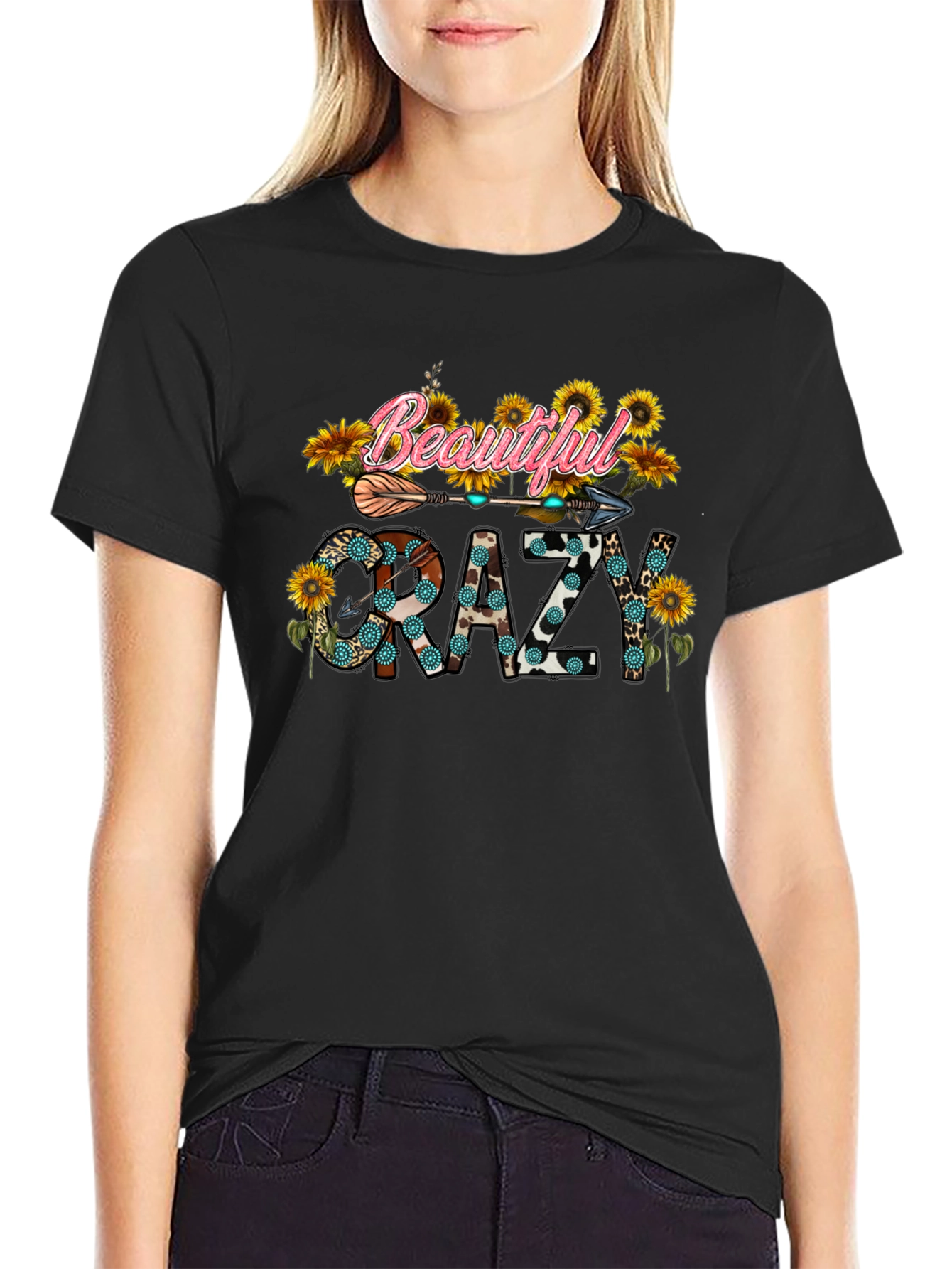 Beautiful Crazy Graphic Tee
