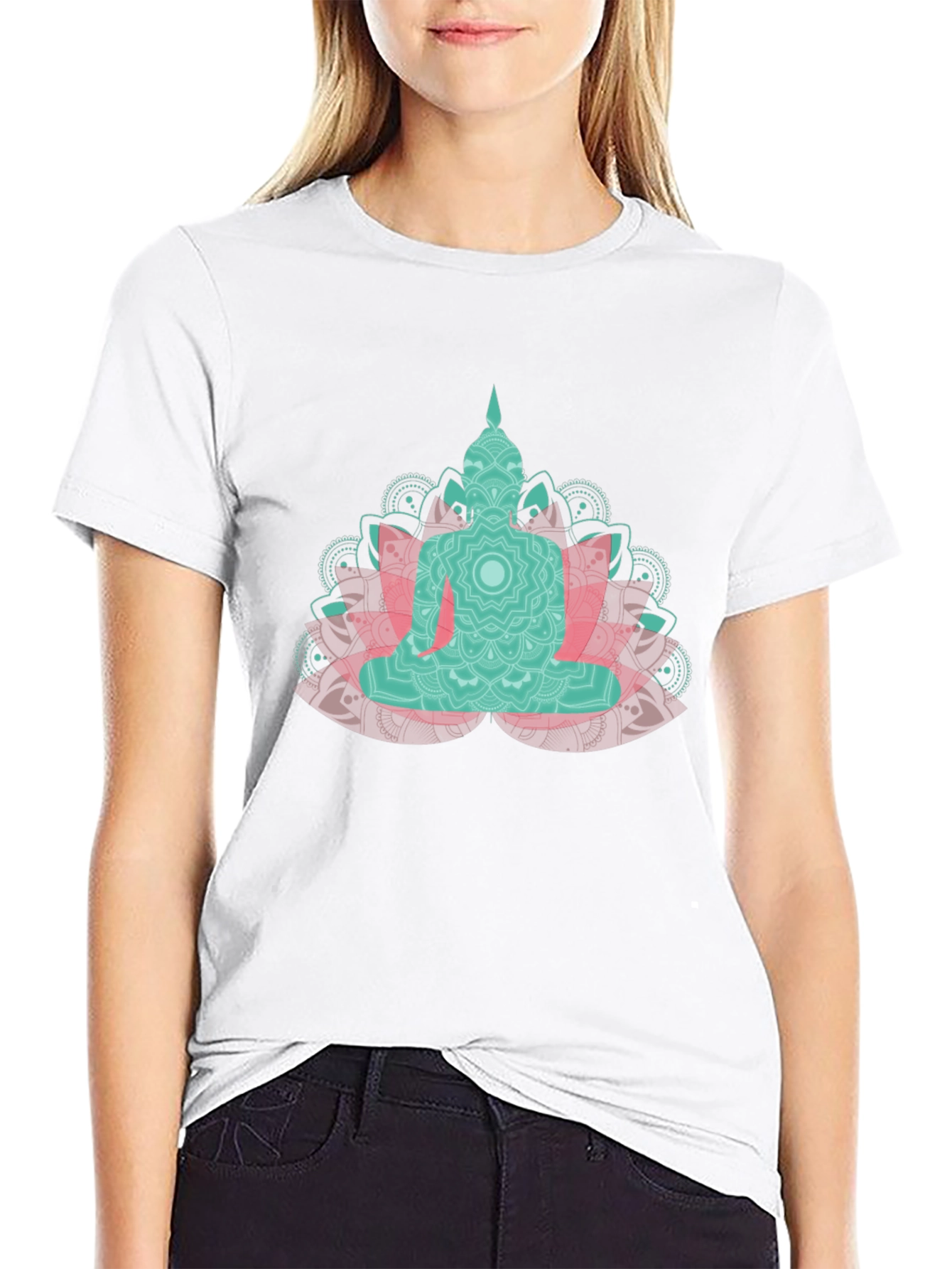 Buddha Mandala Graphic T-Shirt