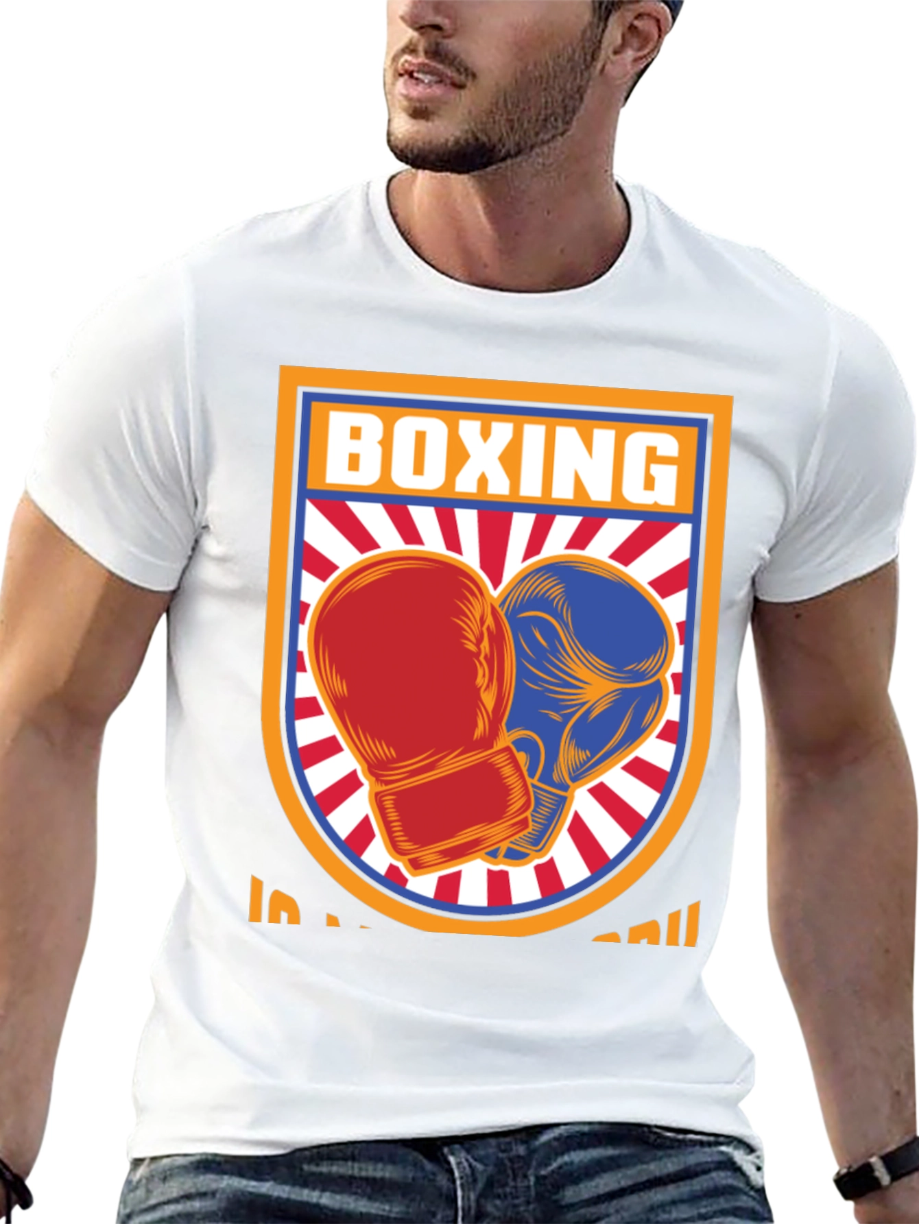 Boxing T-Shirt Punching Power Graphic Tee