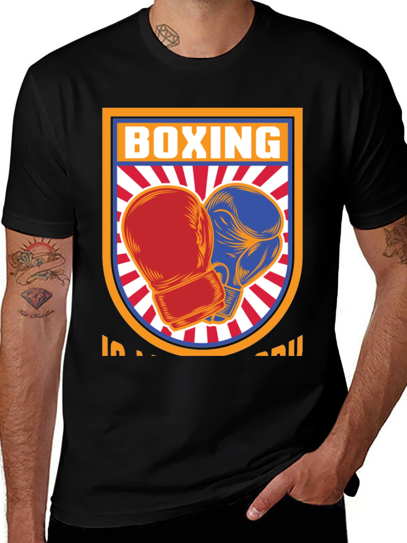 Boxing T-Shirt Punching Power Graphic Tee