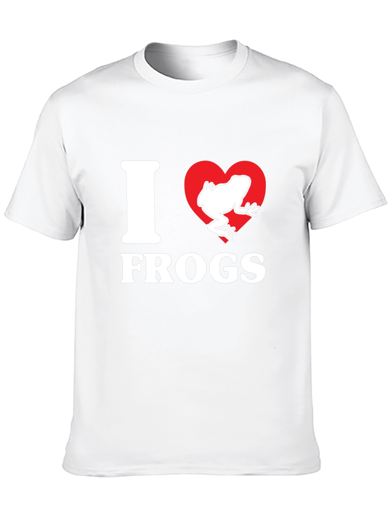 I Heart Frogs Black T-Shirt