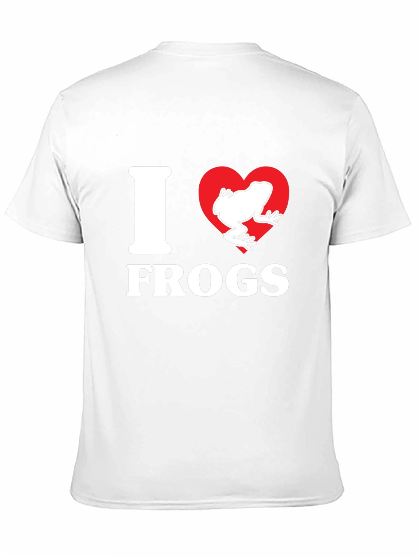 I Heart Frogs Black T-Shirt