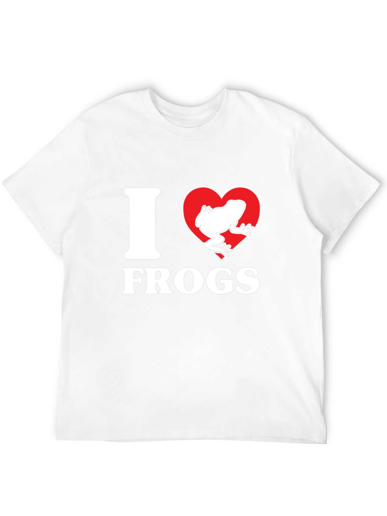 I Heart Frogs Black T-Shirt
