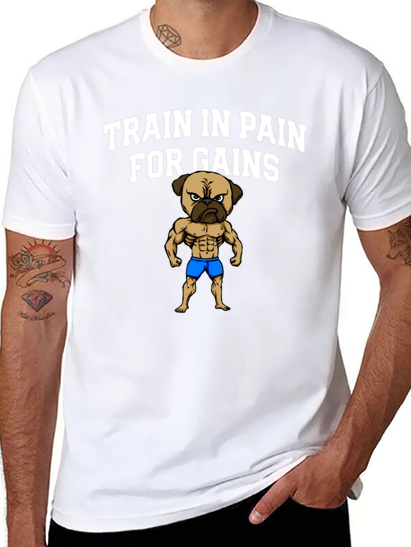 Train in Pain for Gains T-Shirt
