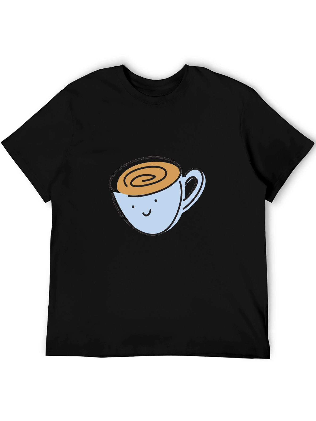 Cute Coffee Cup Graphic T-Shirt