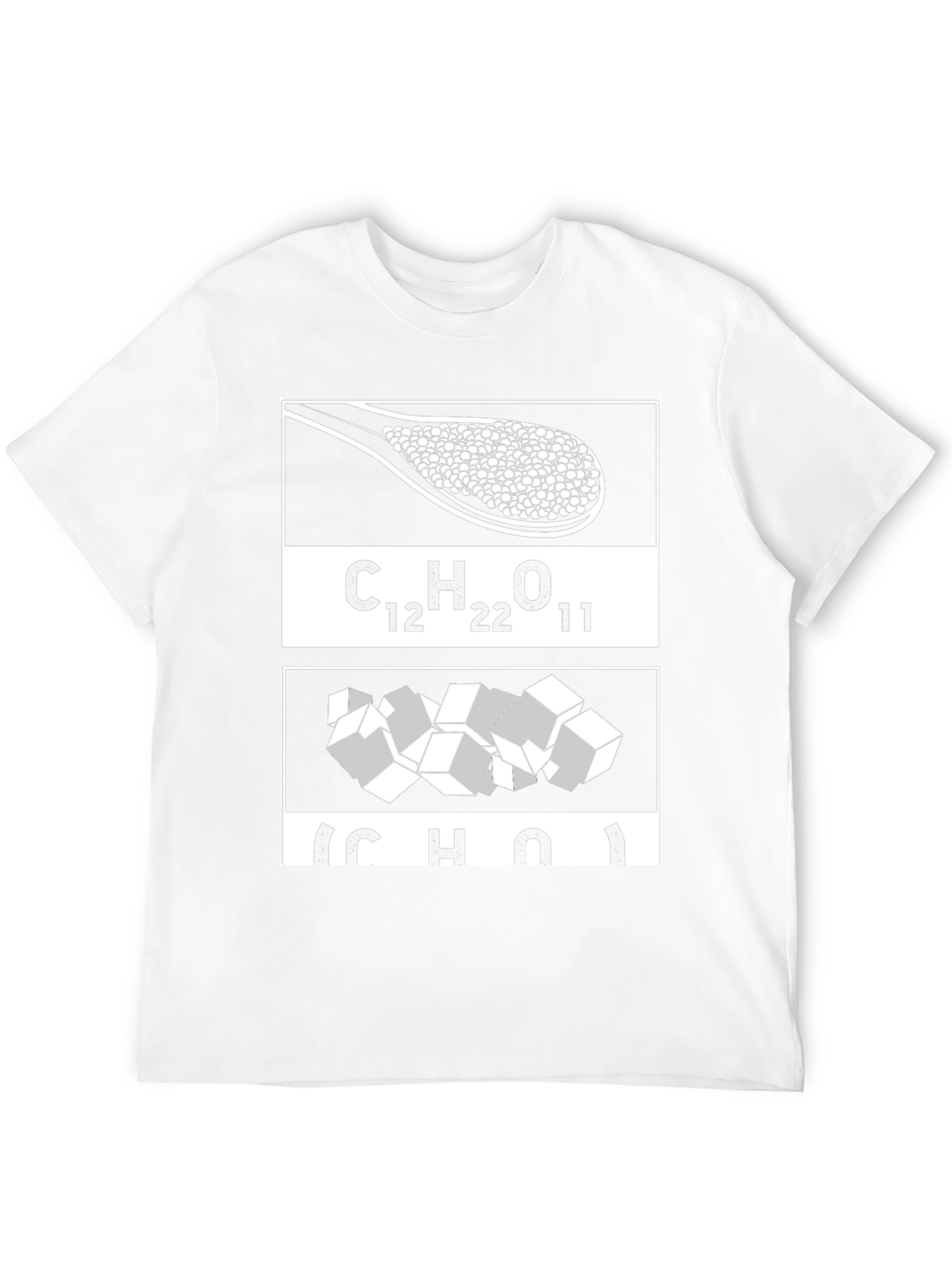 Sugar Molecule T-Shirt - Chemistry Humor Tee