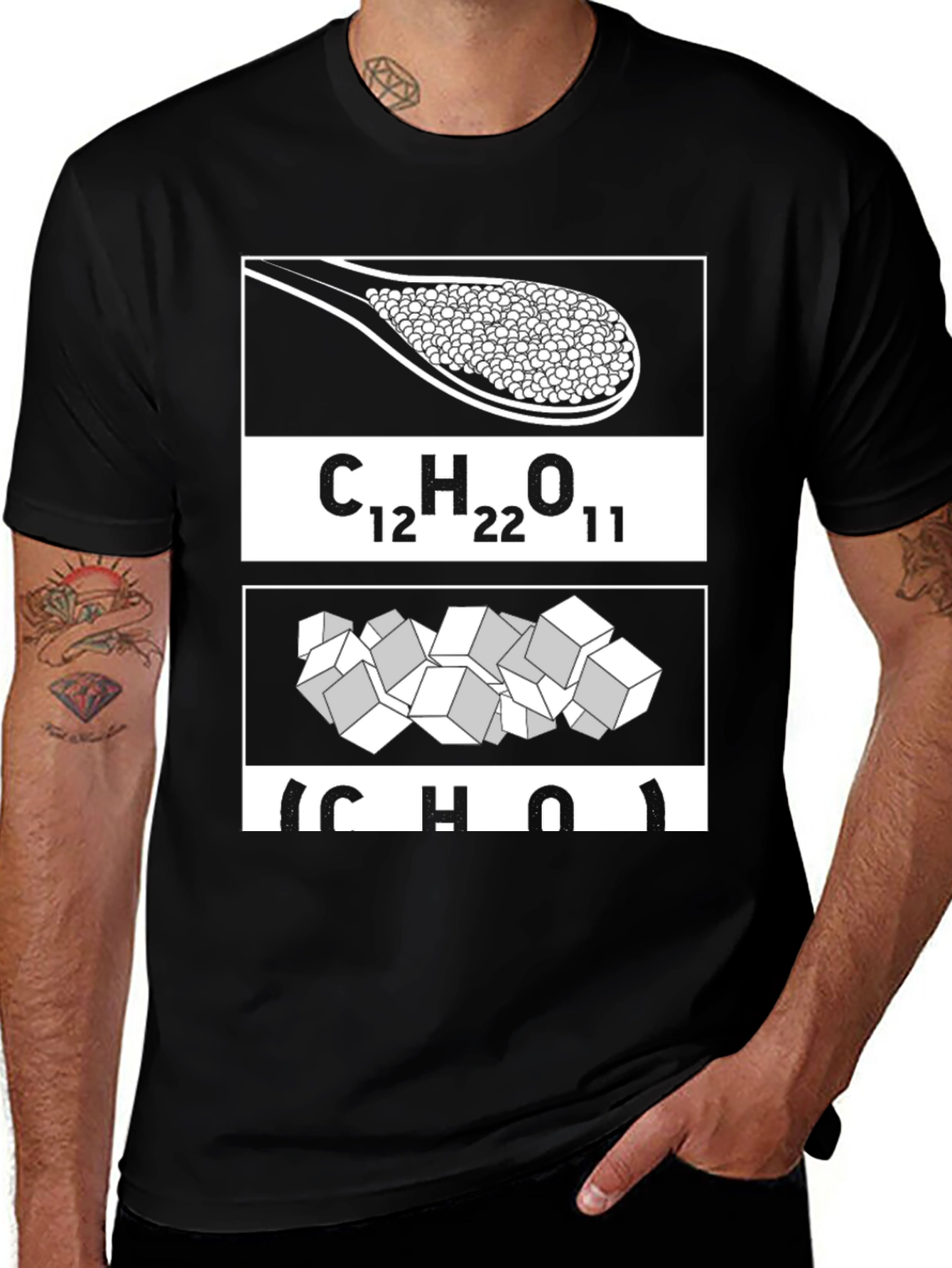 Sugar Molecule T-Shirt - Chemistry Humor Tee