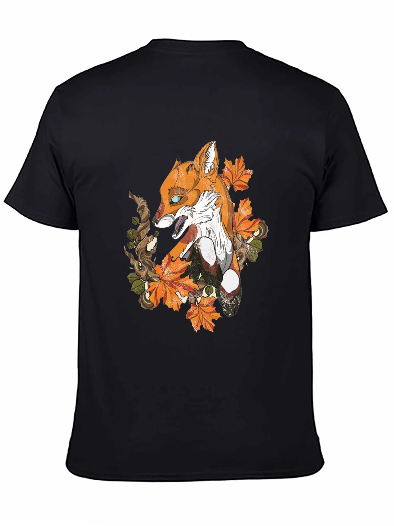 Fox & Foliage Graphic Tee - Urban Style