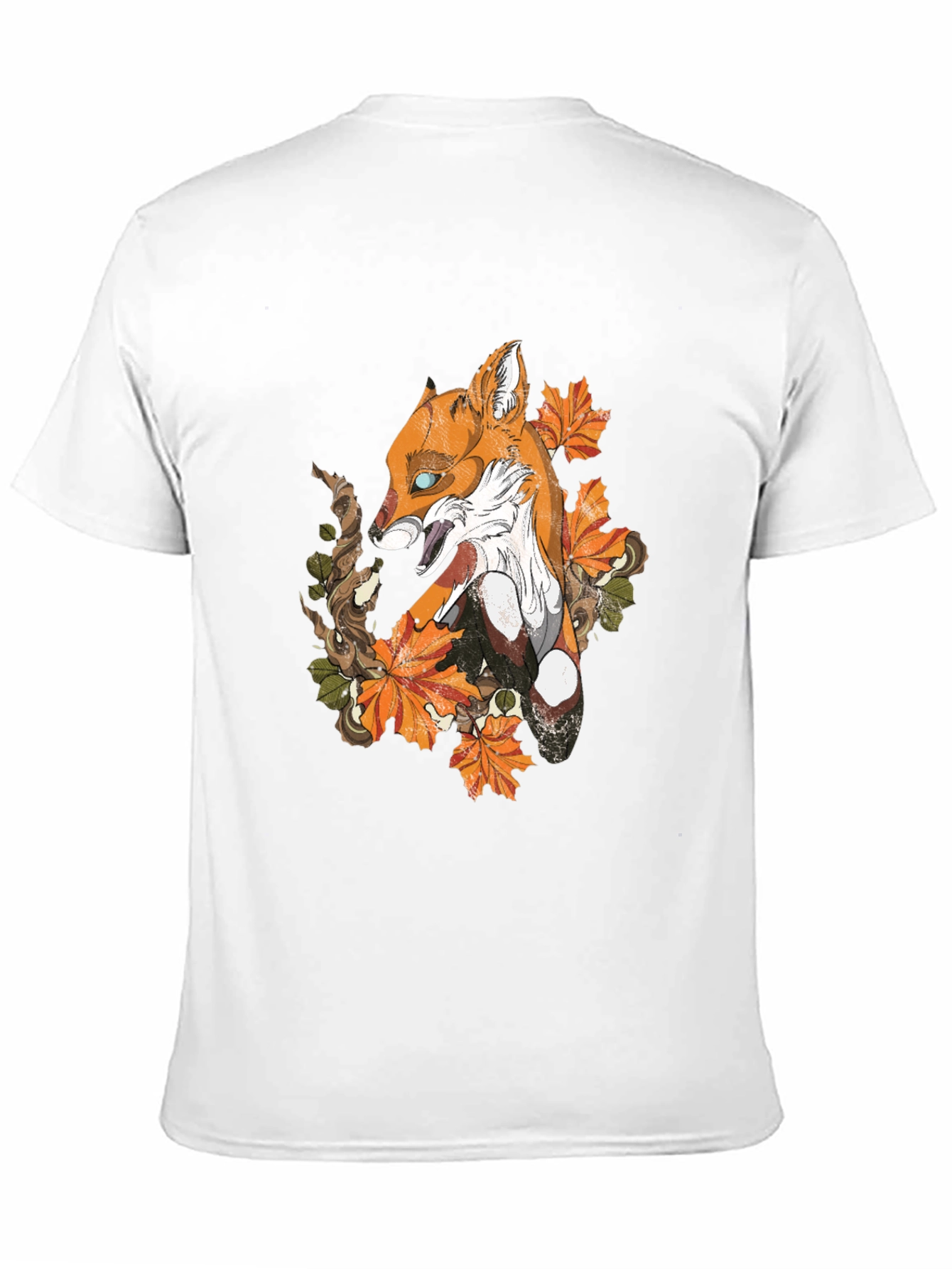 Fox & Foliage Graphic Tee - Urban Style