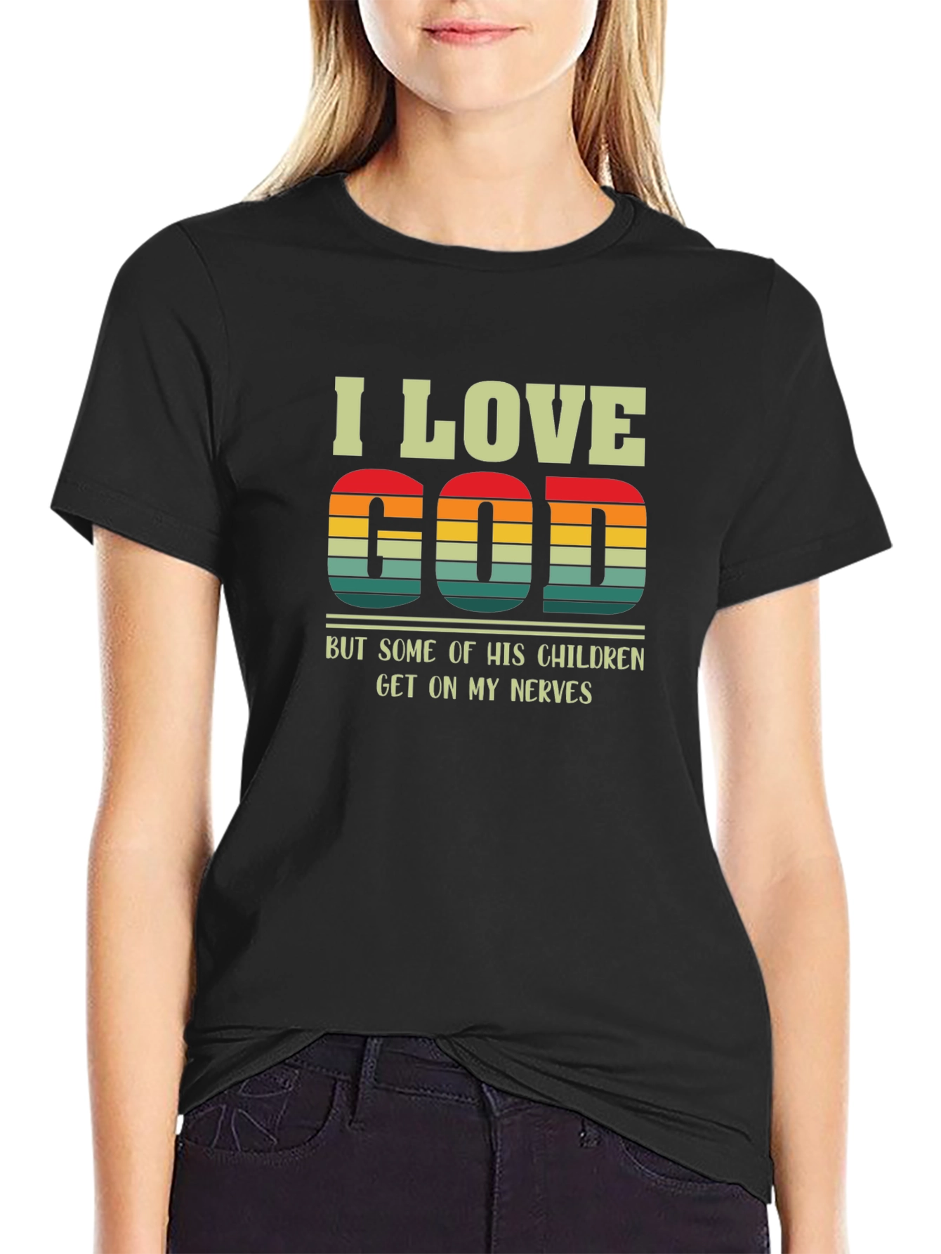 I Love God T-Shirt - Funny Religious Humor