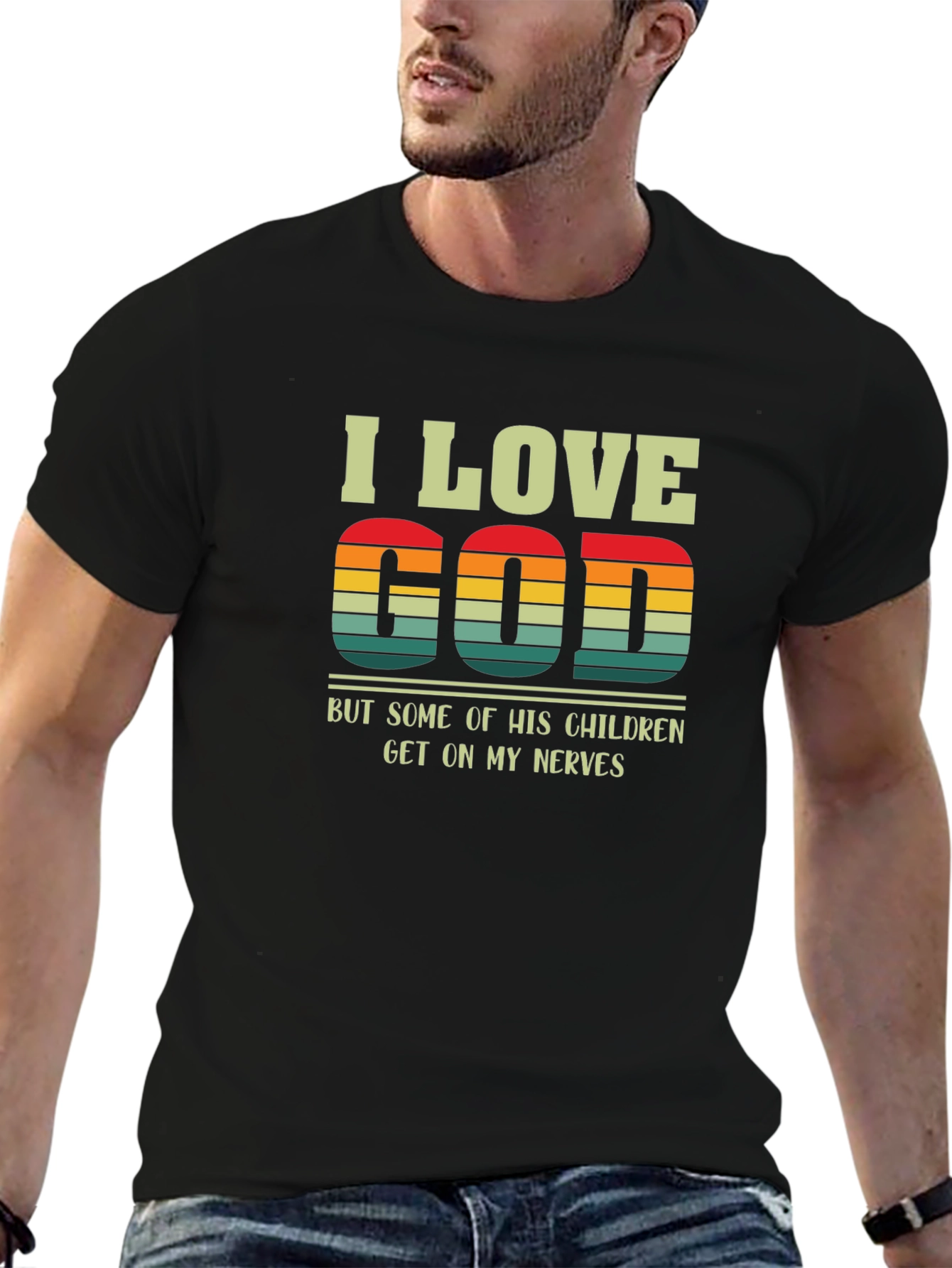 I Love God T-Shirt - Funny Religious Humor