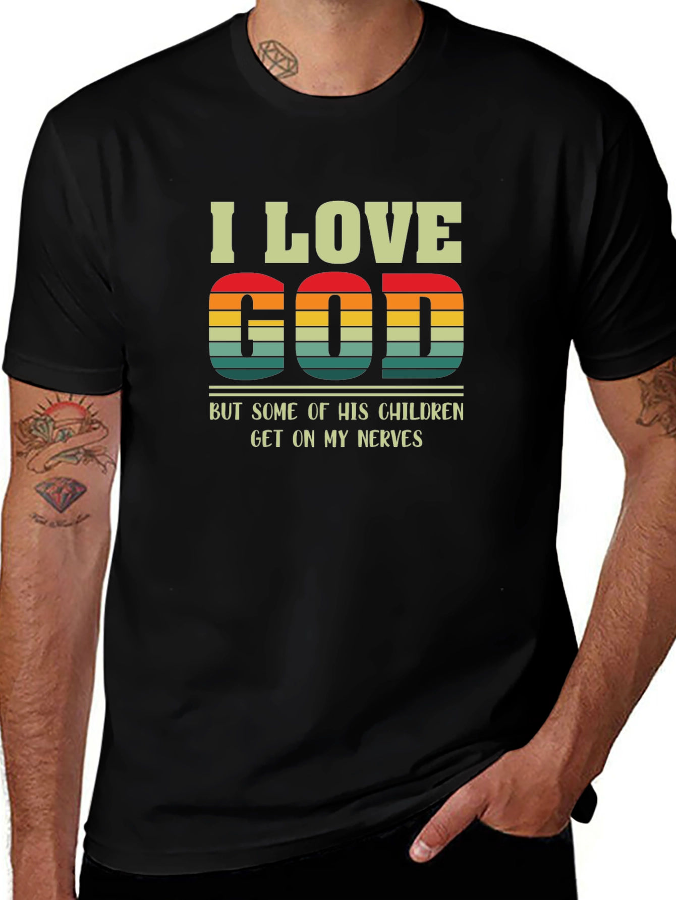 I Love God T-Shirt - Funny Religious Humor