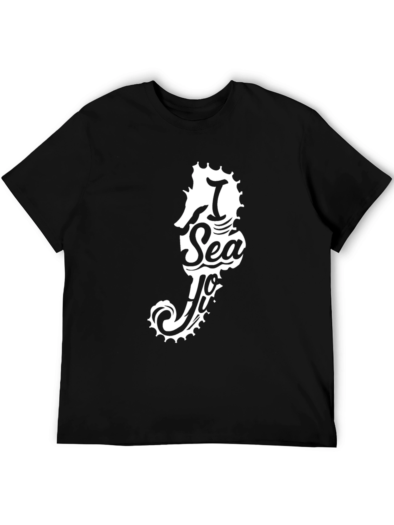I Sea You Seahorse Graphic T-Shirt