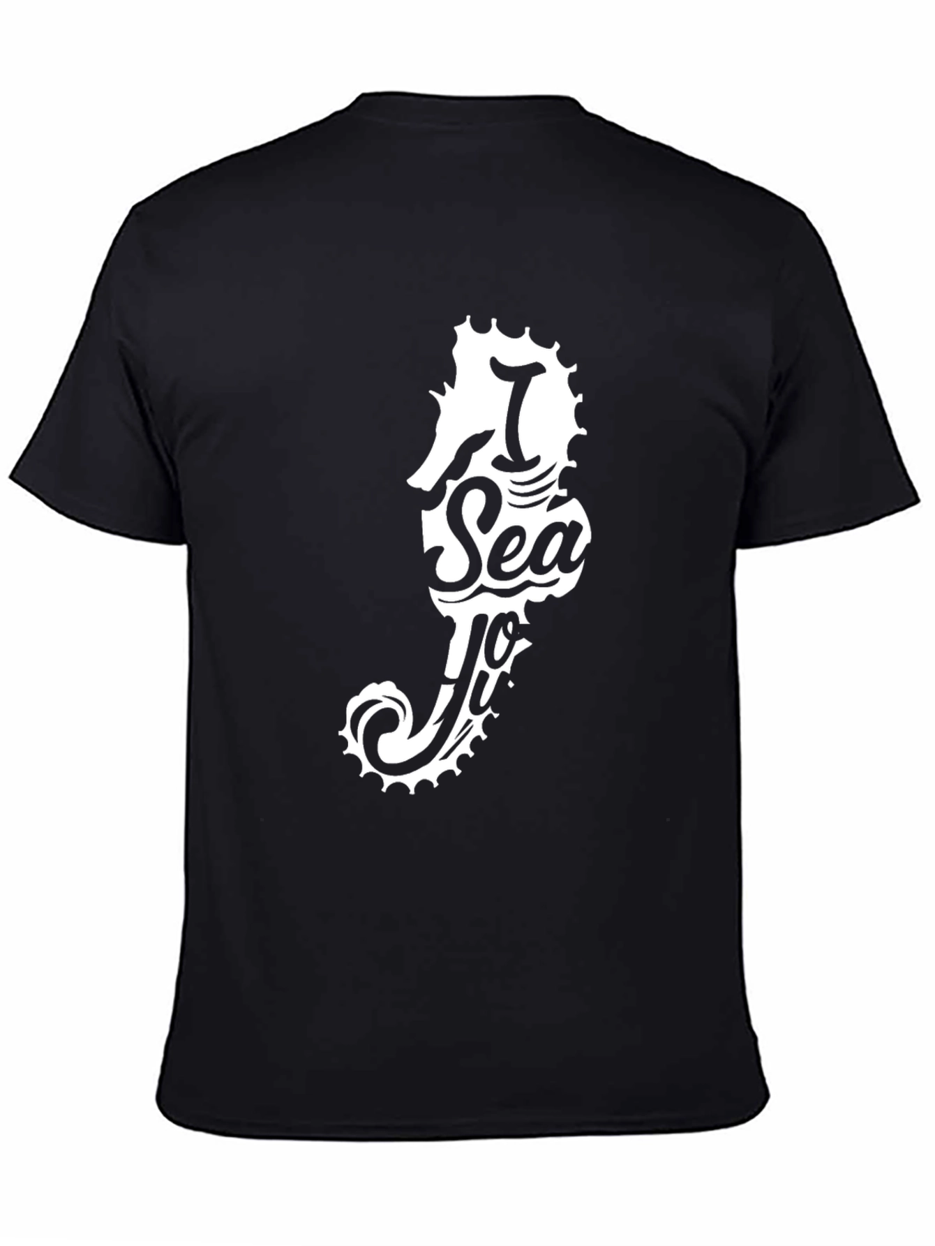 I Sea You Seahorse Graphic T-Shirt