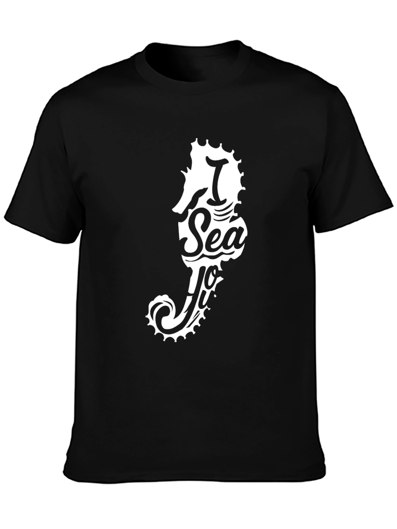I Sea You Seahorse Graphic T-Shirt