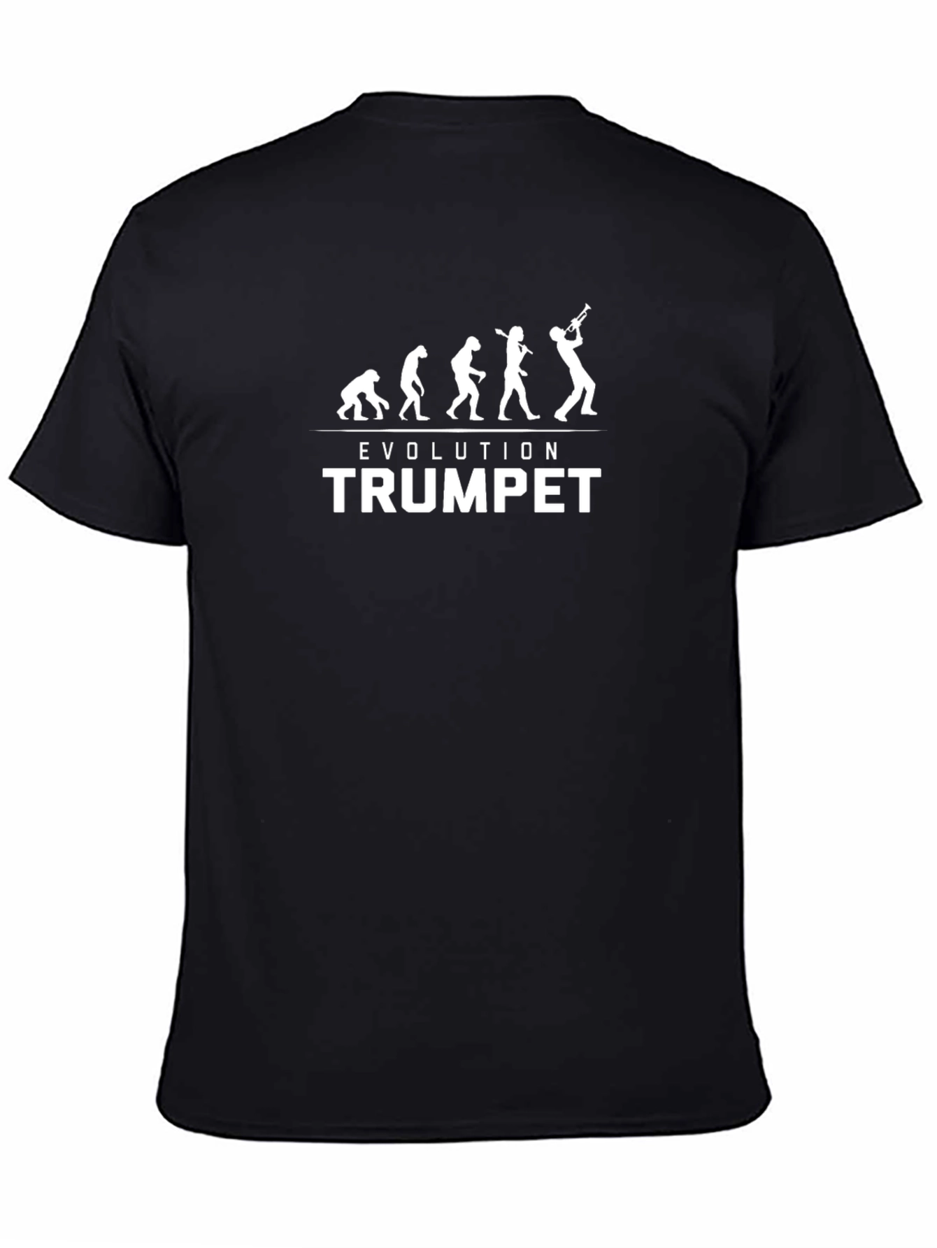 Evolution of Trumpet Player Graphic T-Shirt