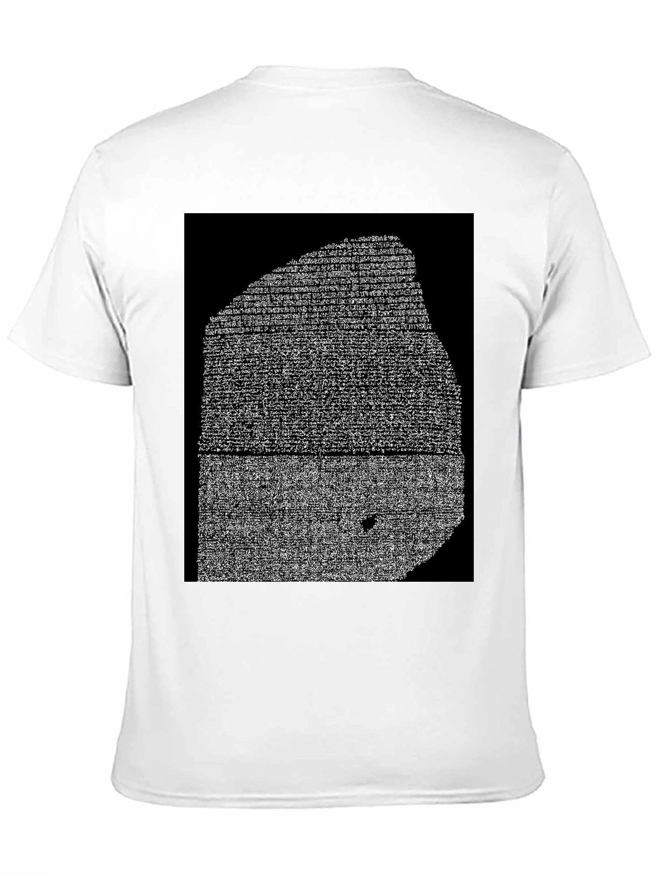 Rosetta Stone Print Black Tee