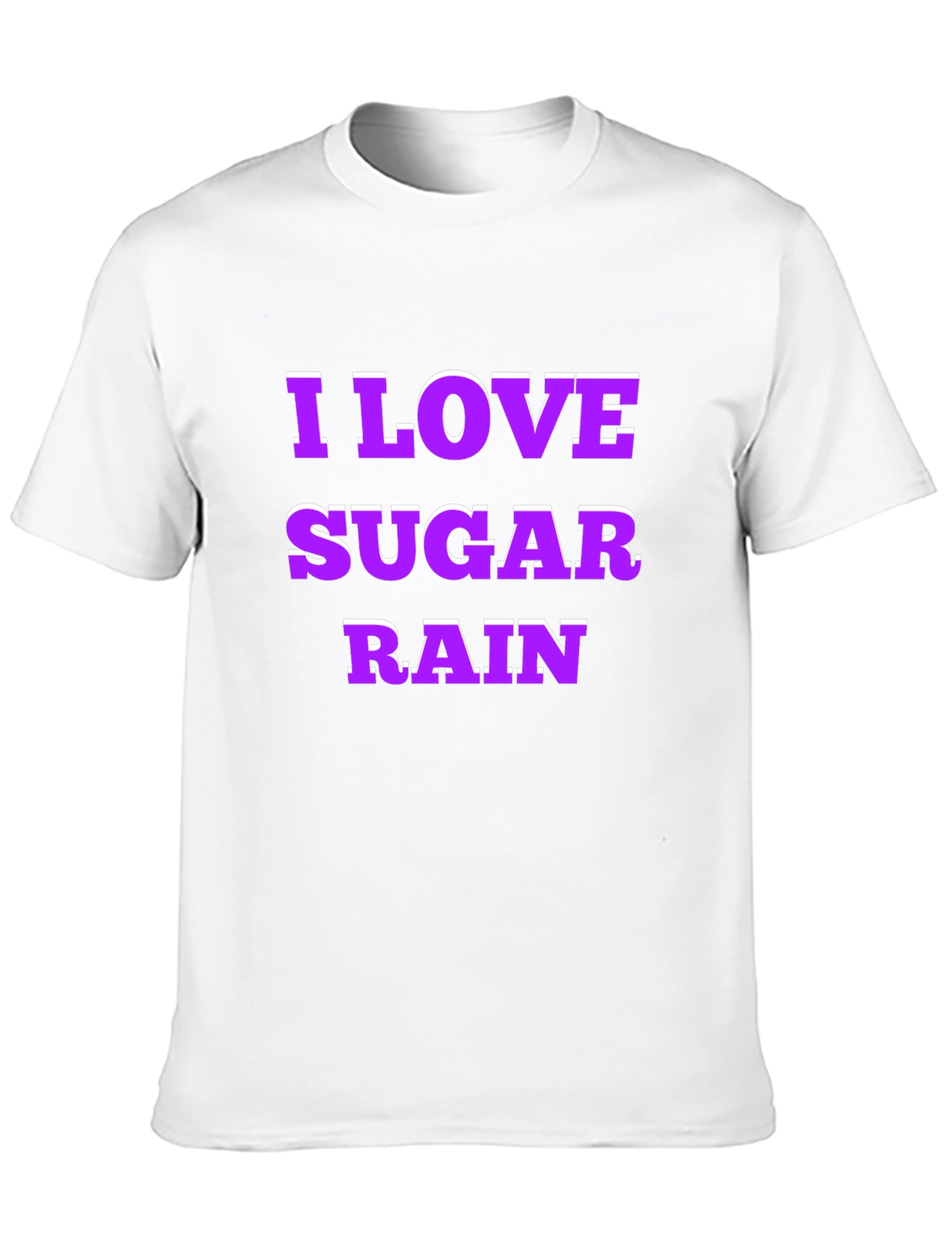 I Love Sugar Rain Graphic T-Shirt
