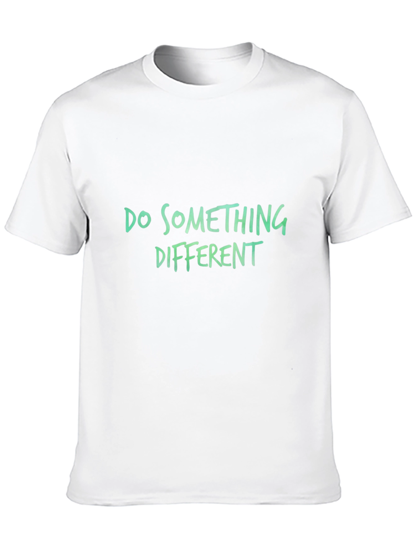 Do Something Different T-Shirt - Stylish Black Tee