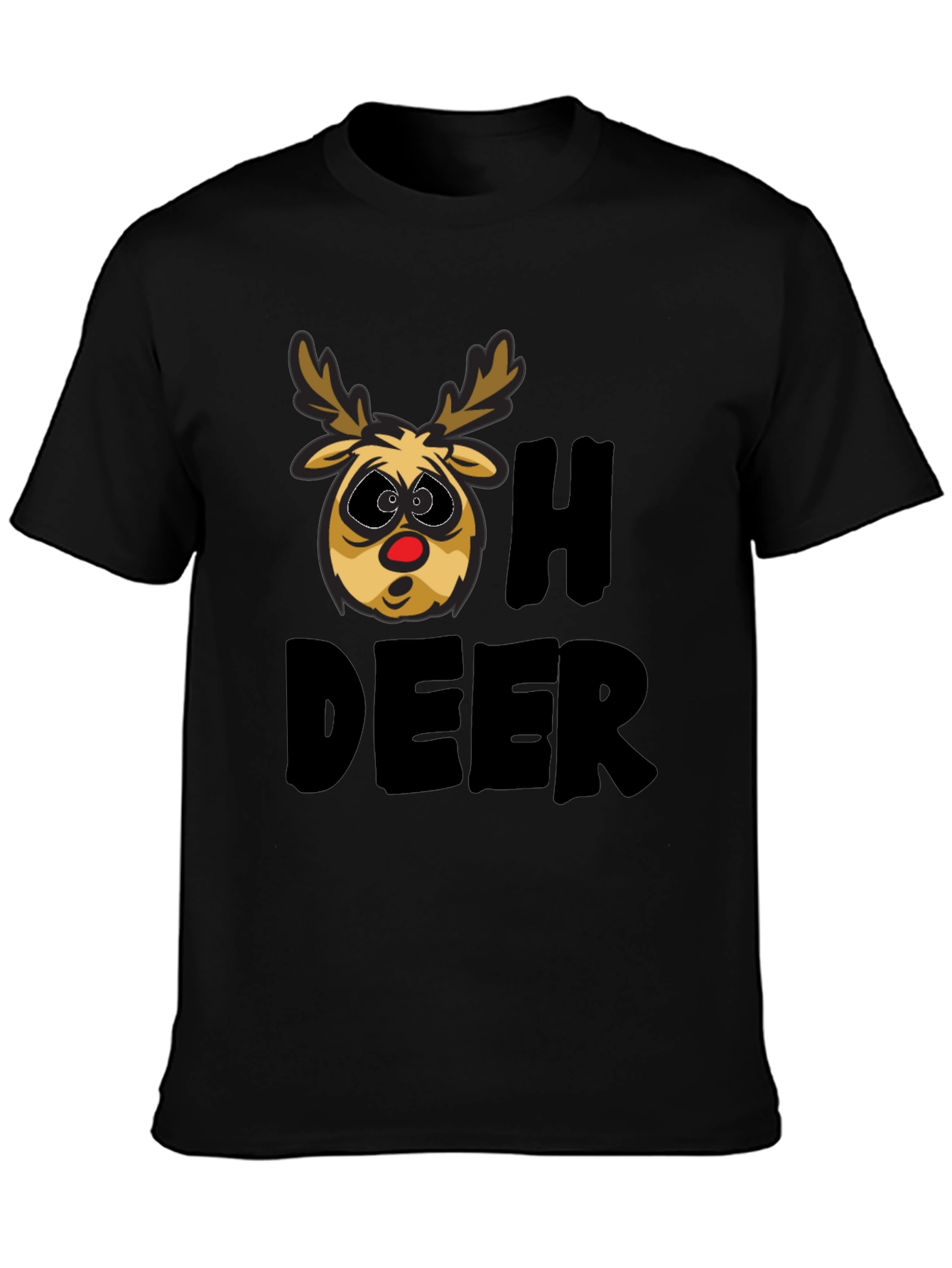 Oh Deer T-Shirt - Funny Christmas Reindeer Tee
