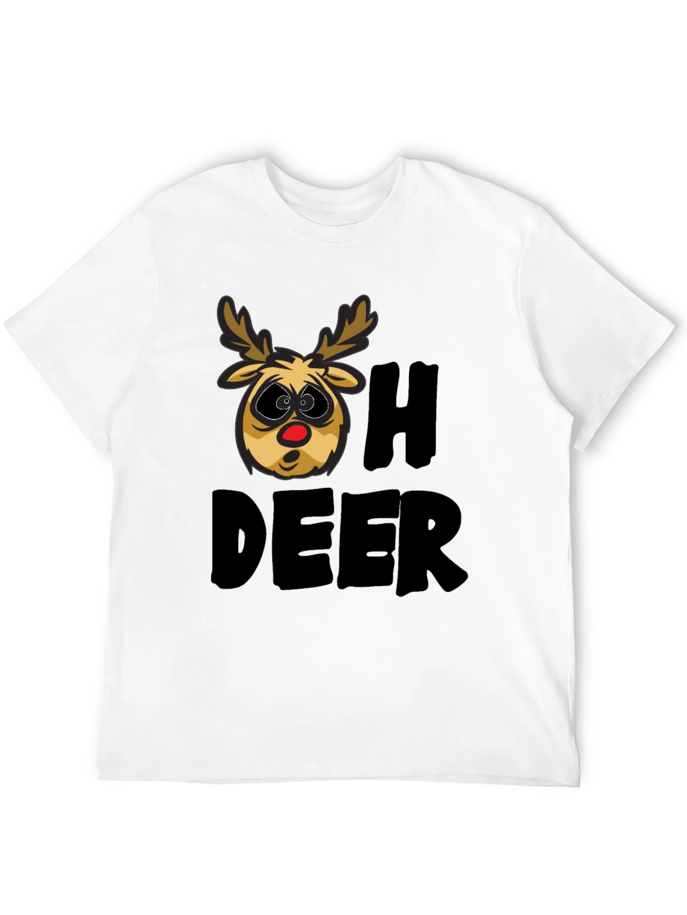 Oh Deer T-Shirt - Funny Christmas Reindeer Tee