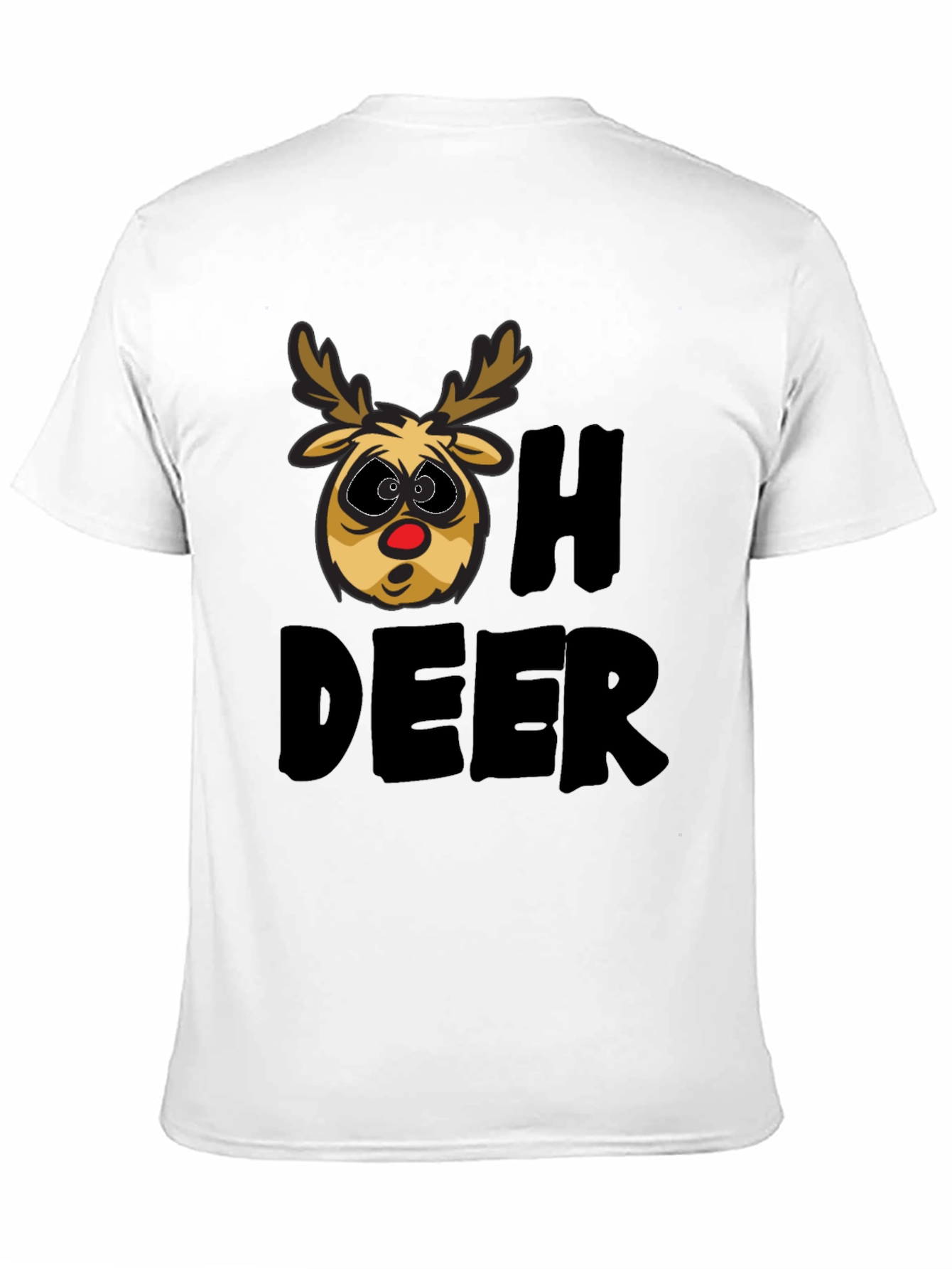 Oh Deer T-Shirt - Funny Christmas Reindeer Tee