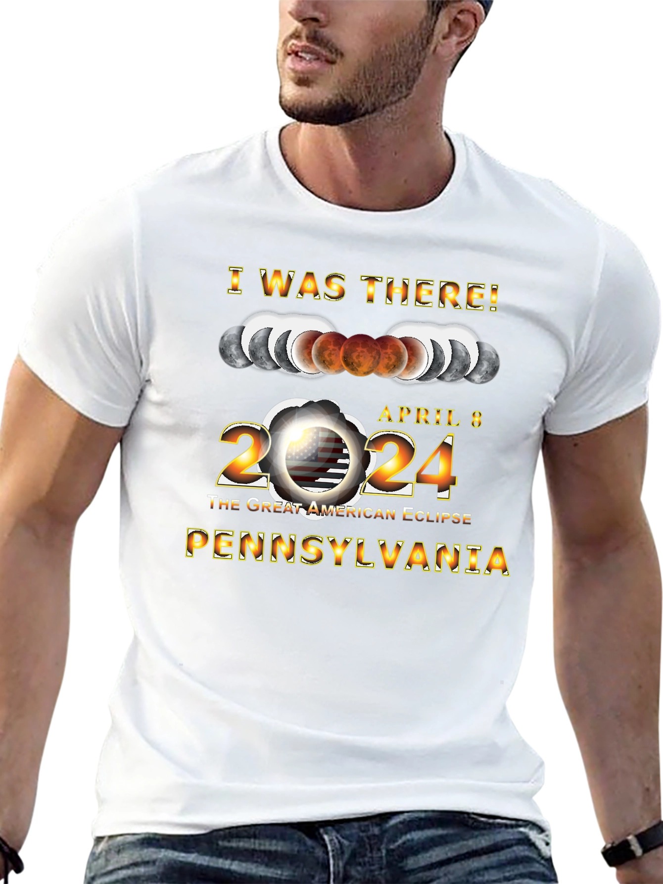 I Was There! Eclipse 2024 Pennsylvania T-Shirt