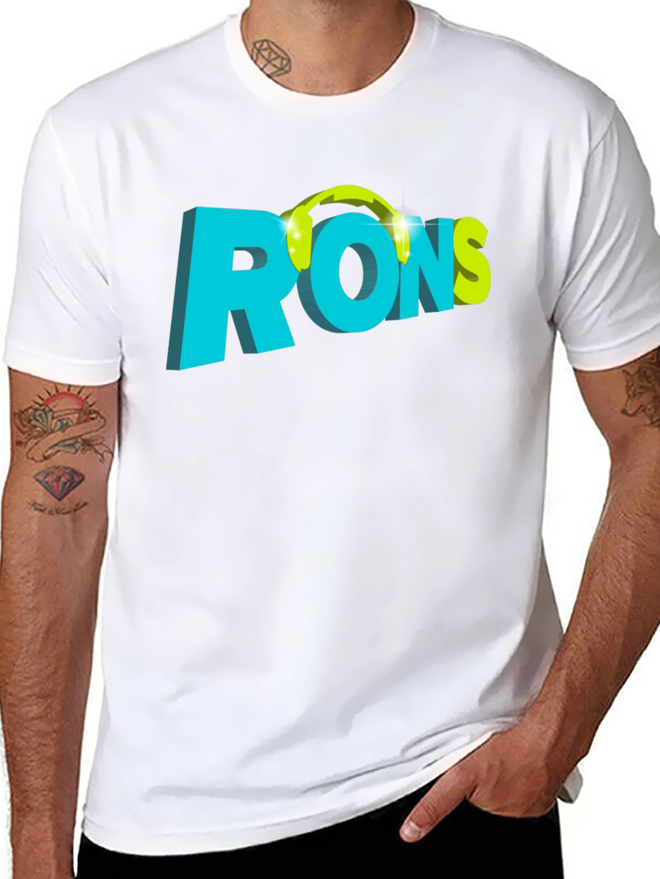 RONs Graphic Tee - Black