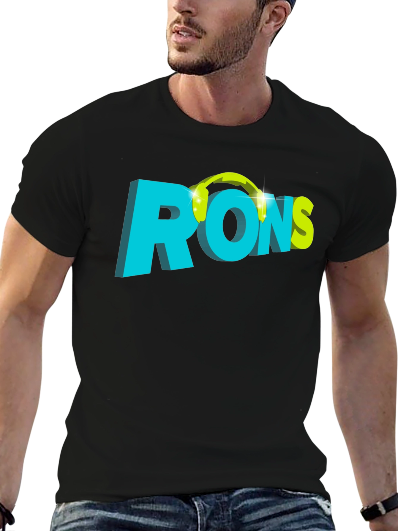 RONs Graphic Tee - Black