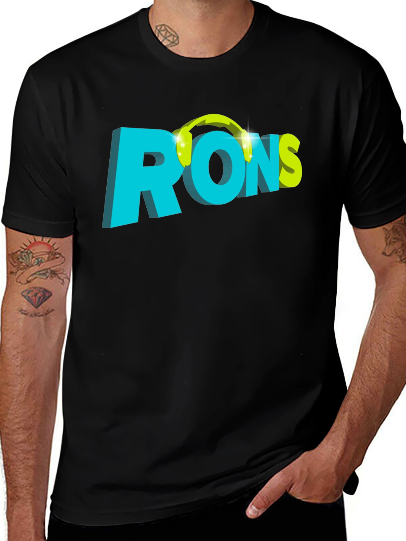 RONs Graphic Tee - Black