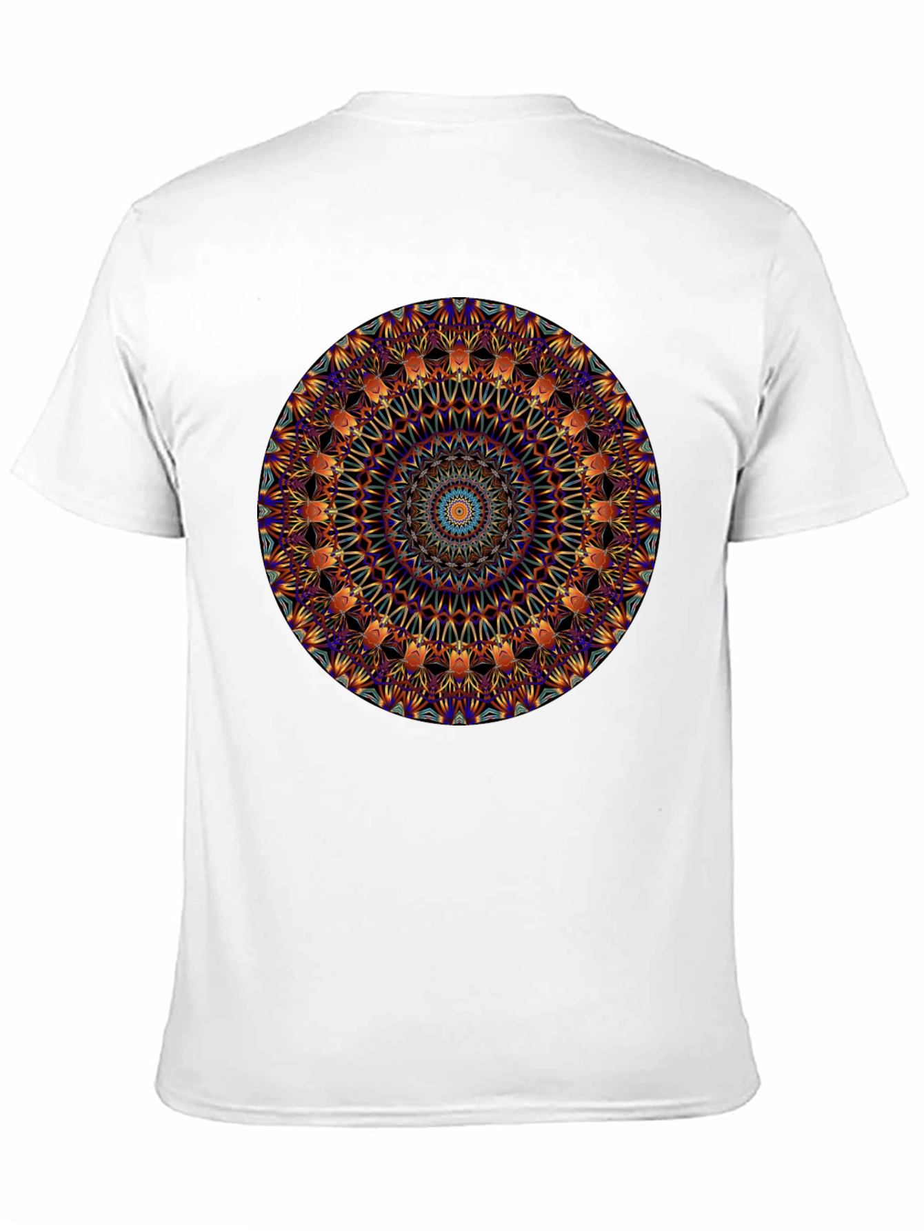Mandala Graphic Print Black T-Shirt