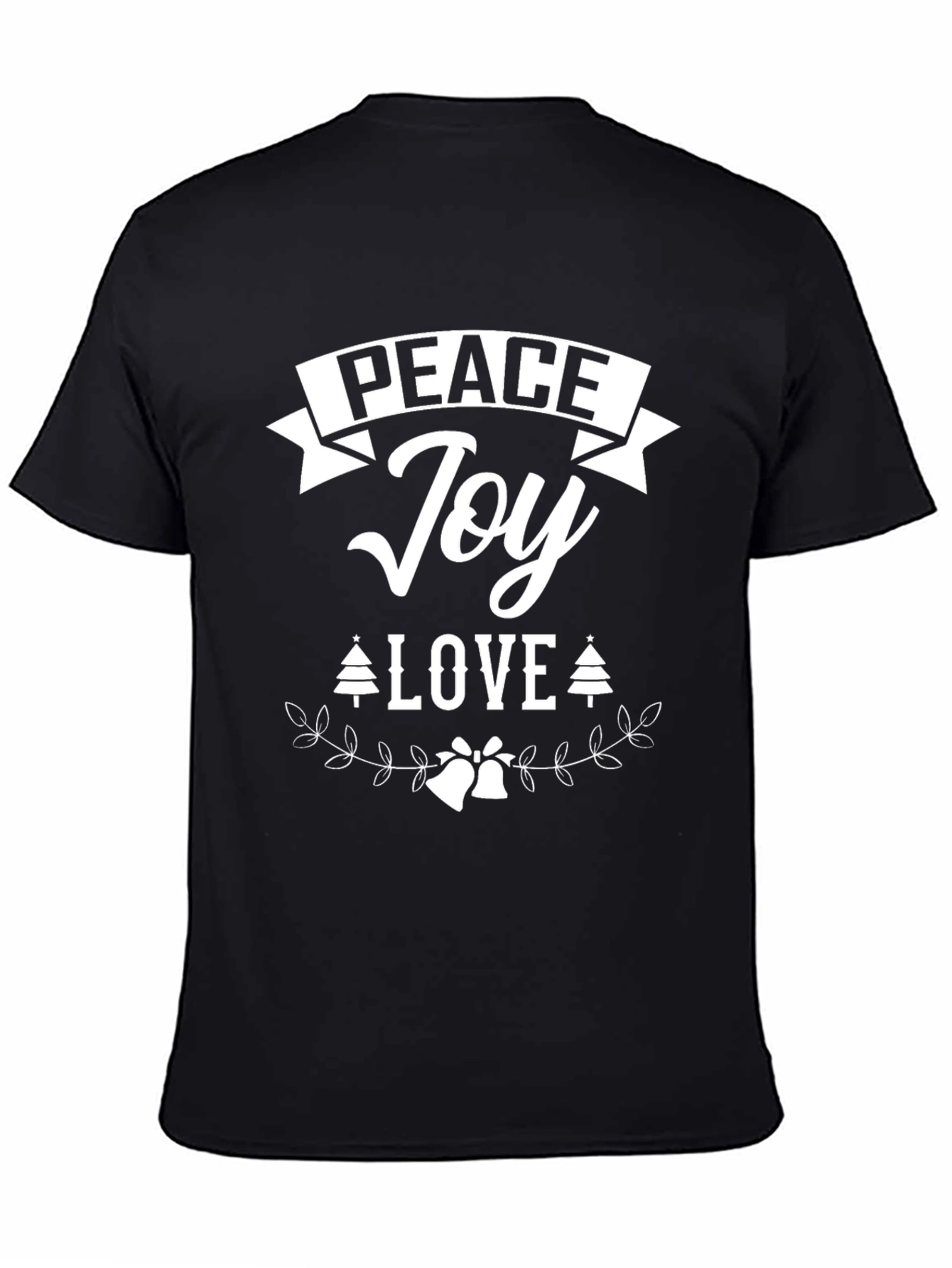 Peace Joy Love Graphic T-Shirt Holiday Season
