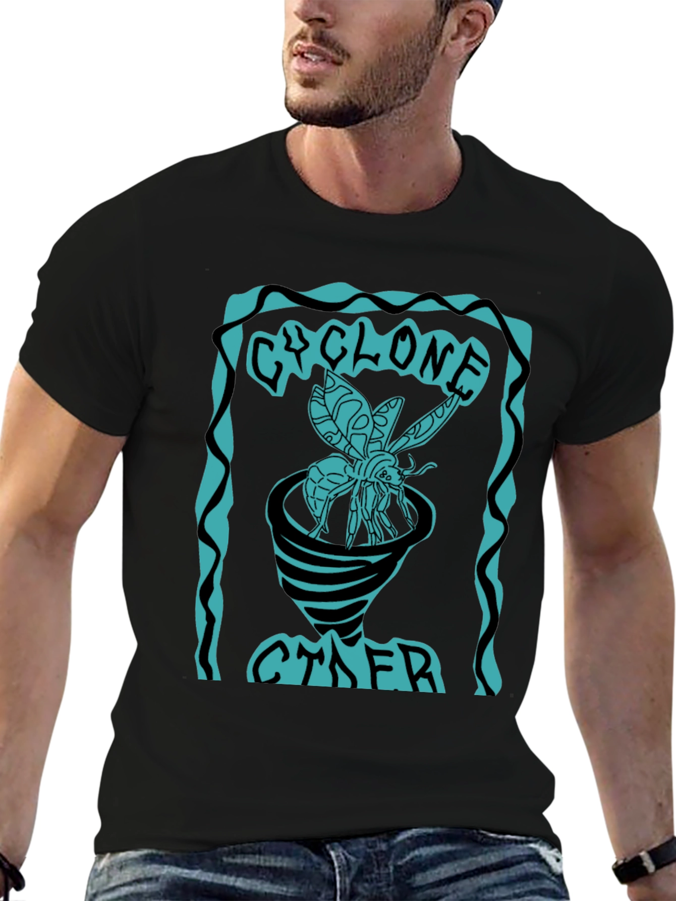 Cyclone Cyber T-Shirt - Unique Graphic Tee